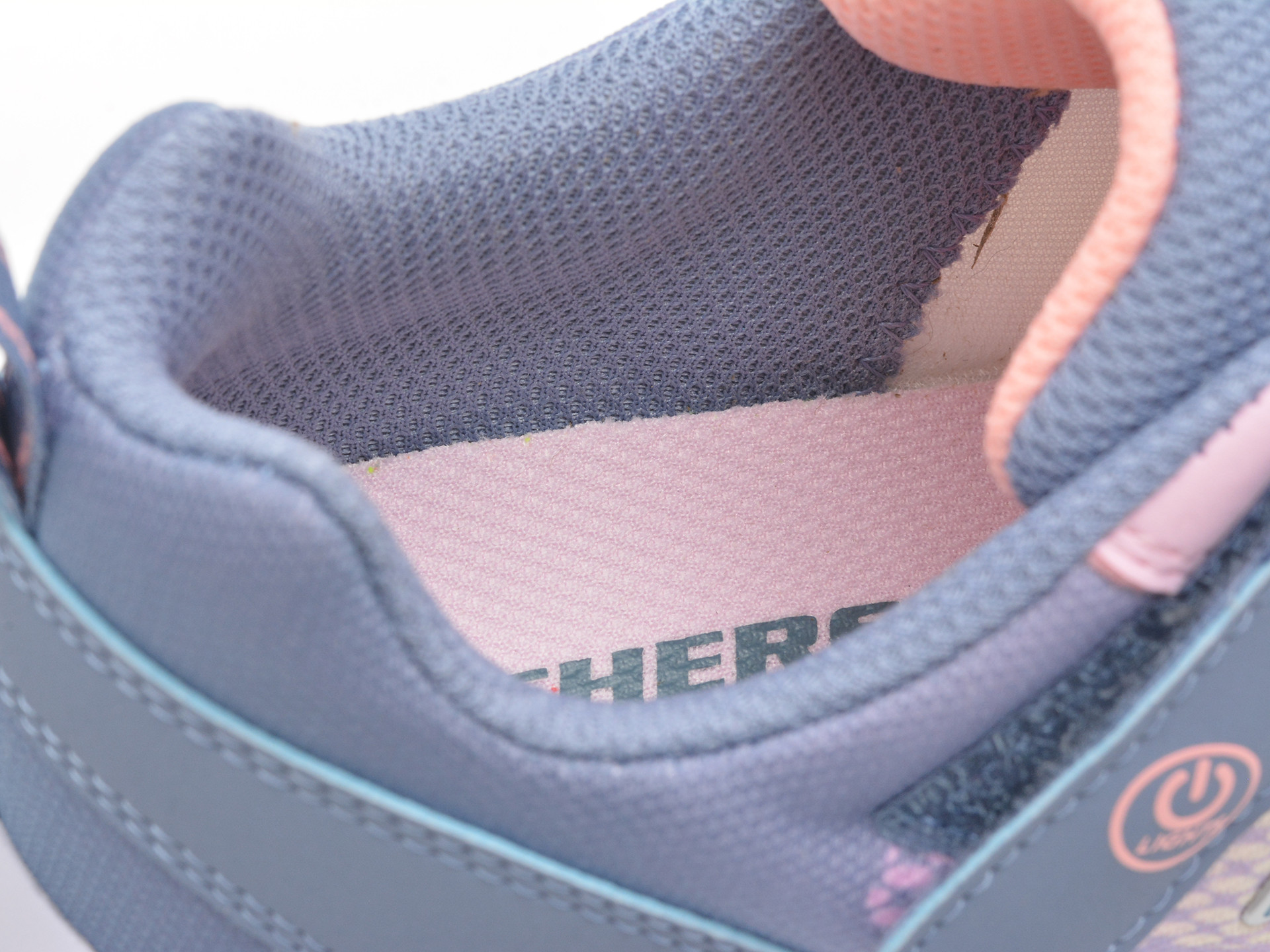 Pantofi sport SKECHERS roz, SOLA GLOW, din material textil