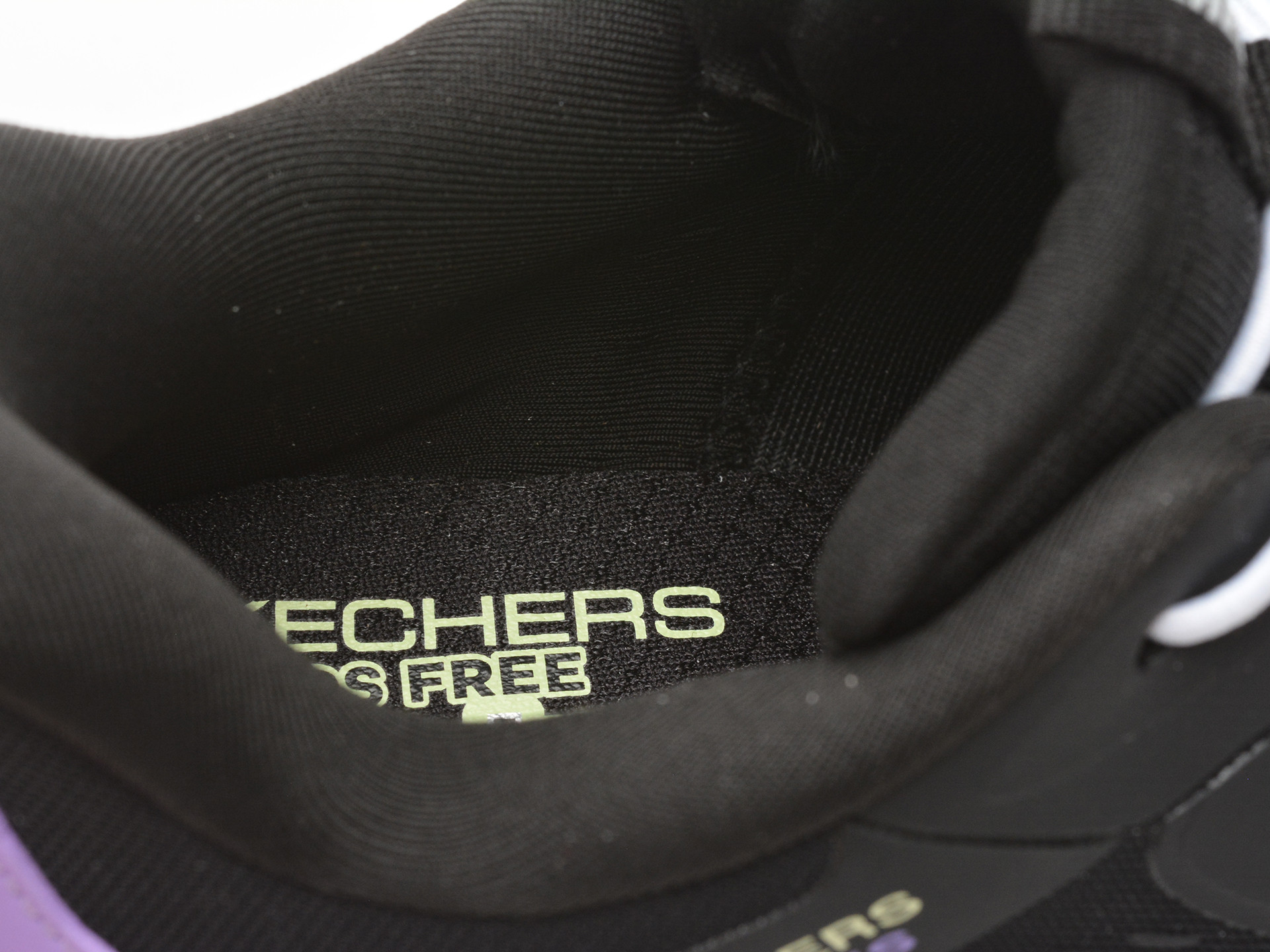 Pantofi sport SKECHERS negri, GLIDE-STEP, din material textil