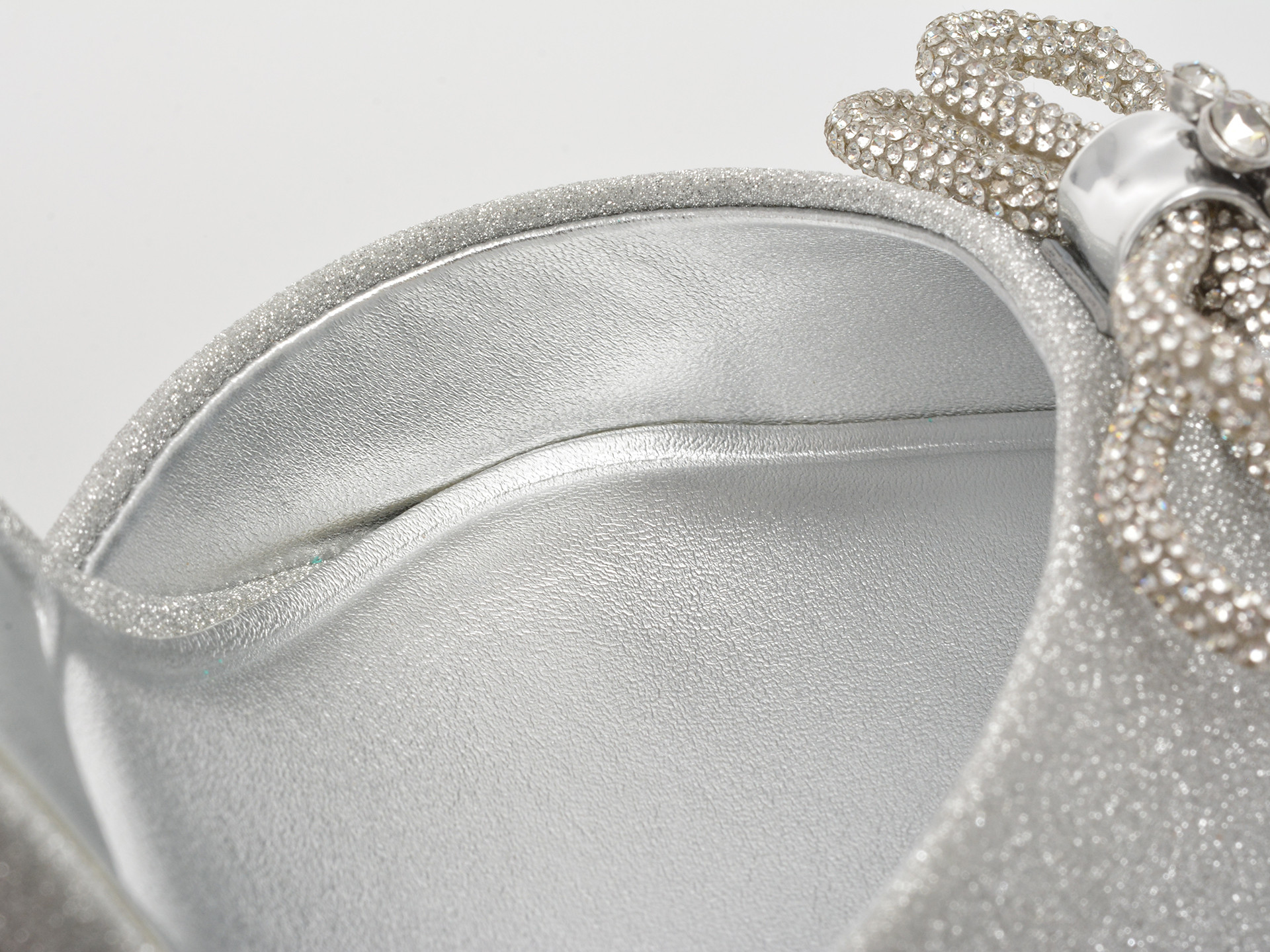 Pantofi eleganti ALDO argintii, ADDIE 040, din piele ecologica