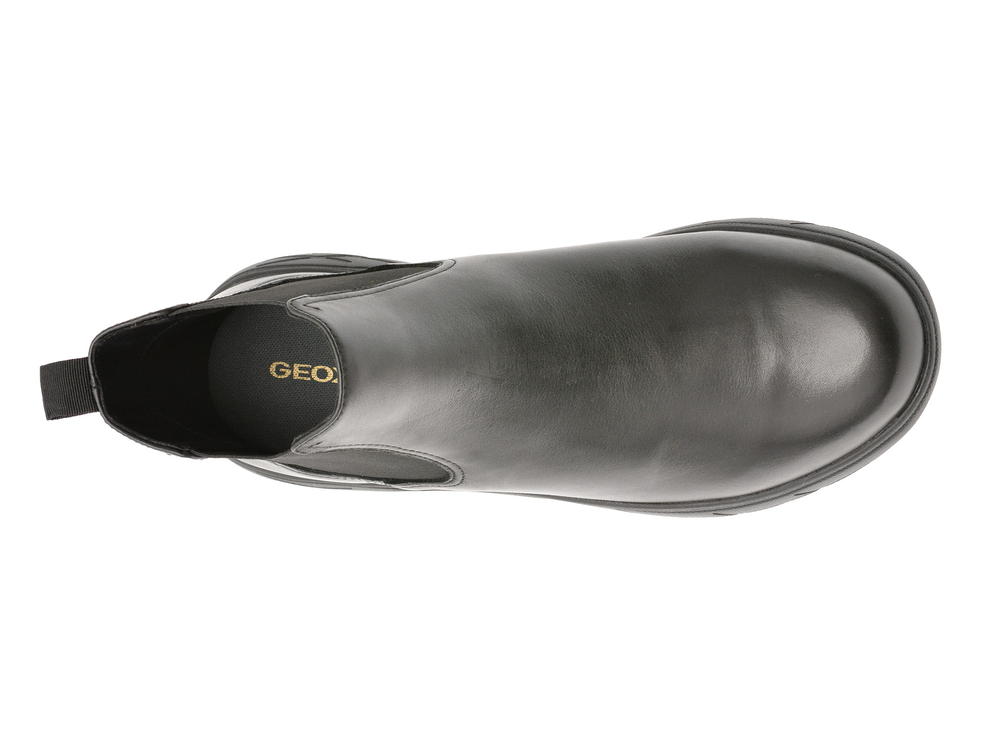 Ghete GEOX negre, U36E1A, din piele naturala