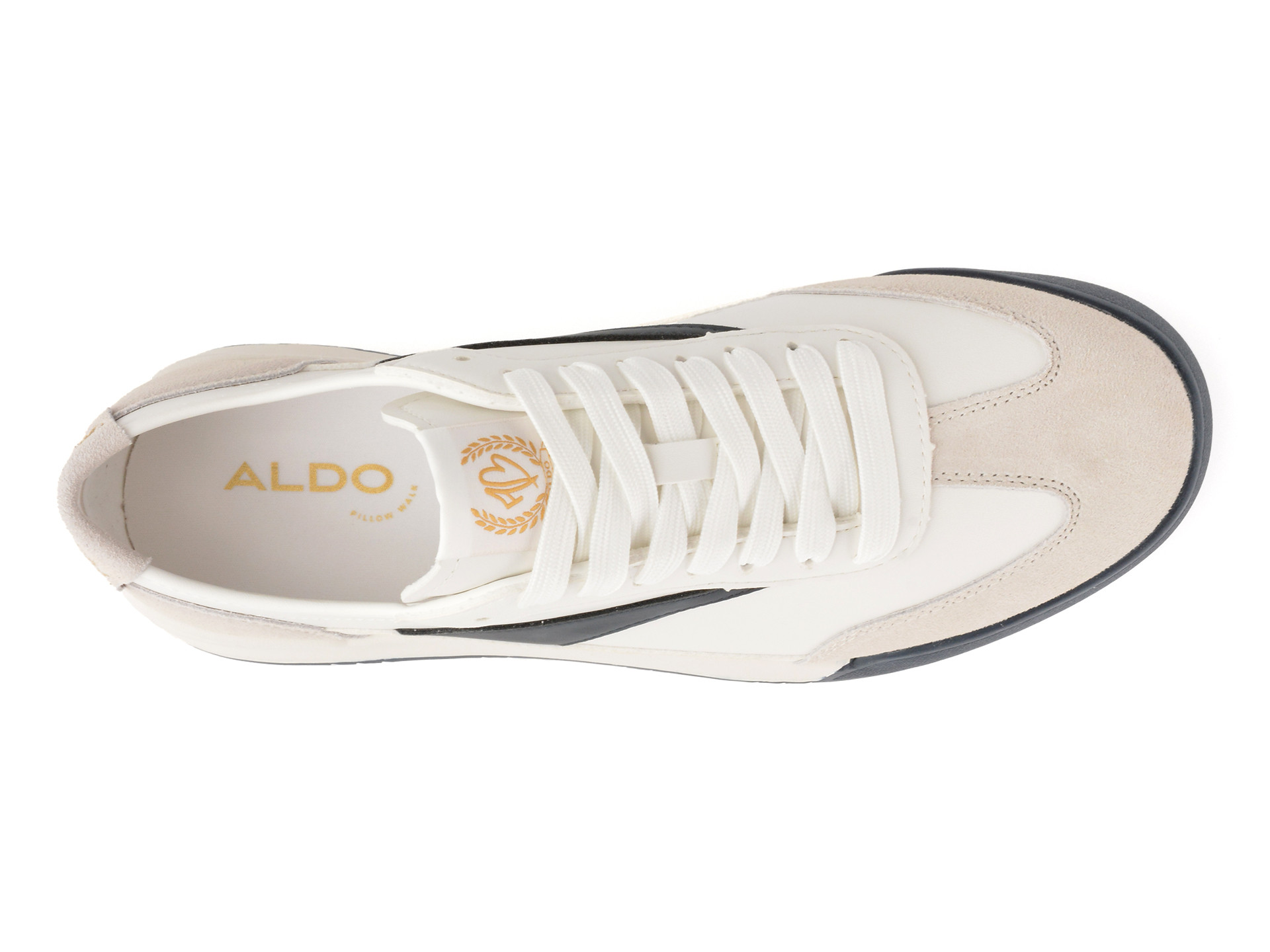 Pantofi sport ALDO albi, CLUBMTL 120, din piele ecologica