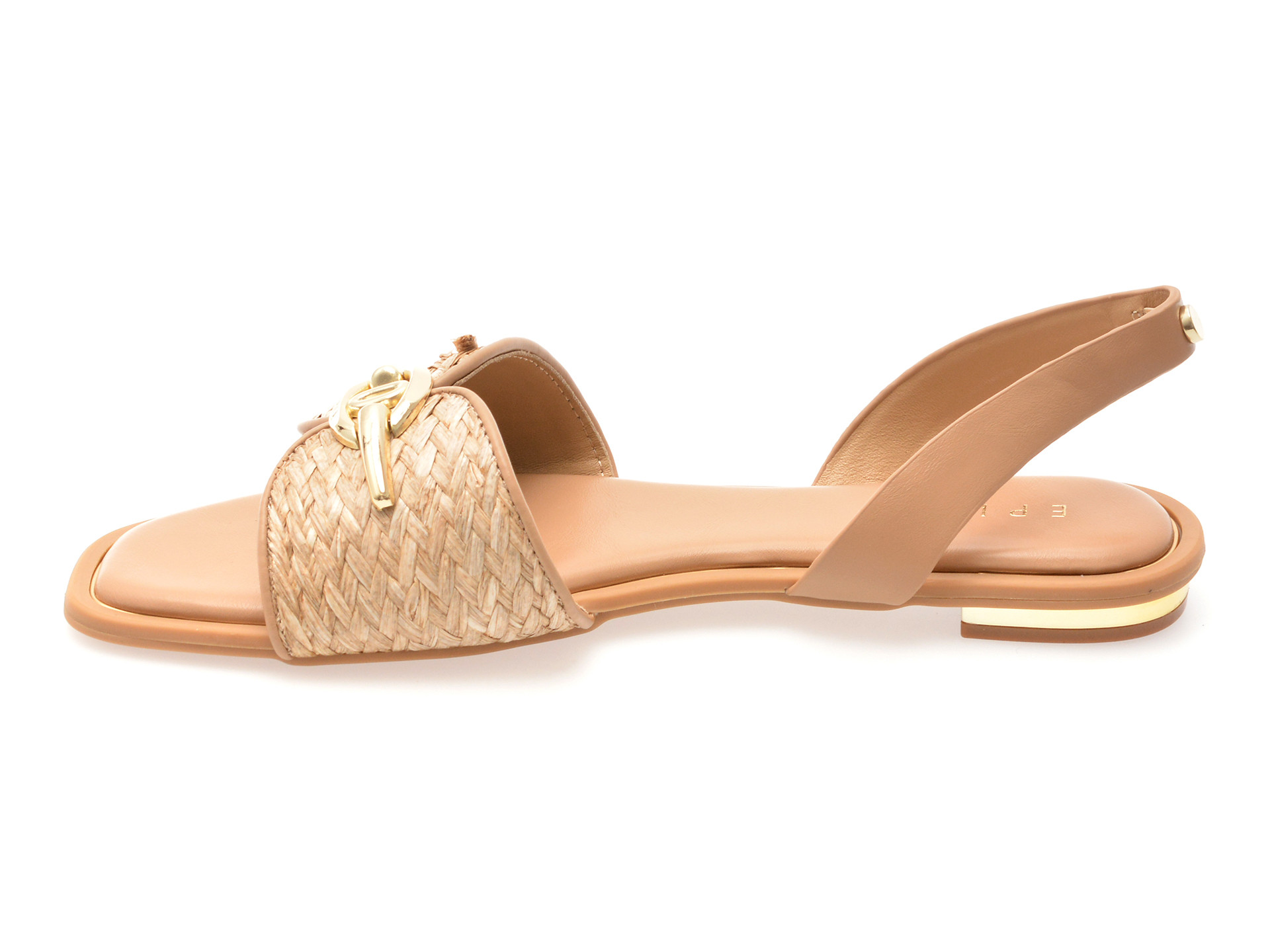 Sandale EPICA bej, 82951, din material textil