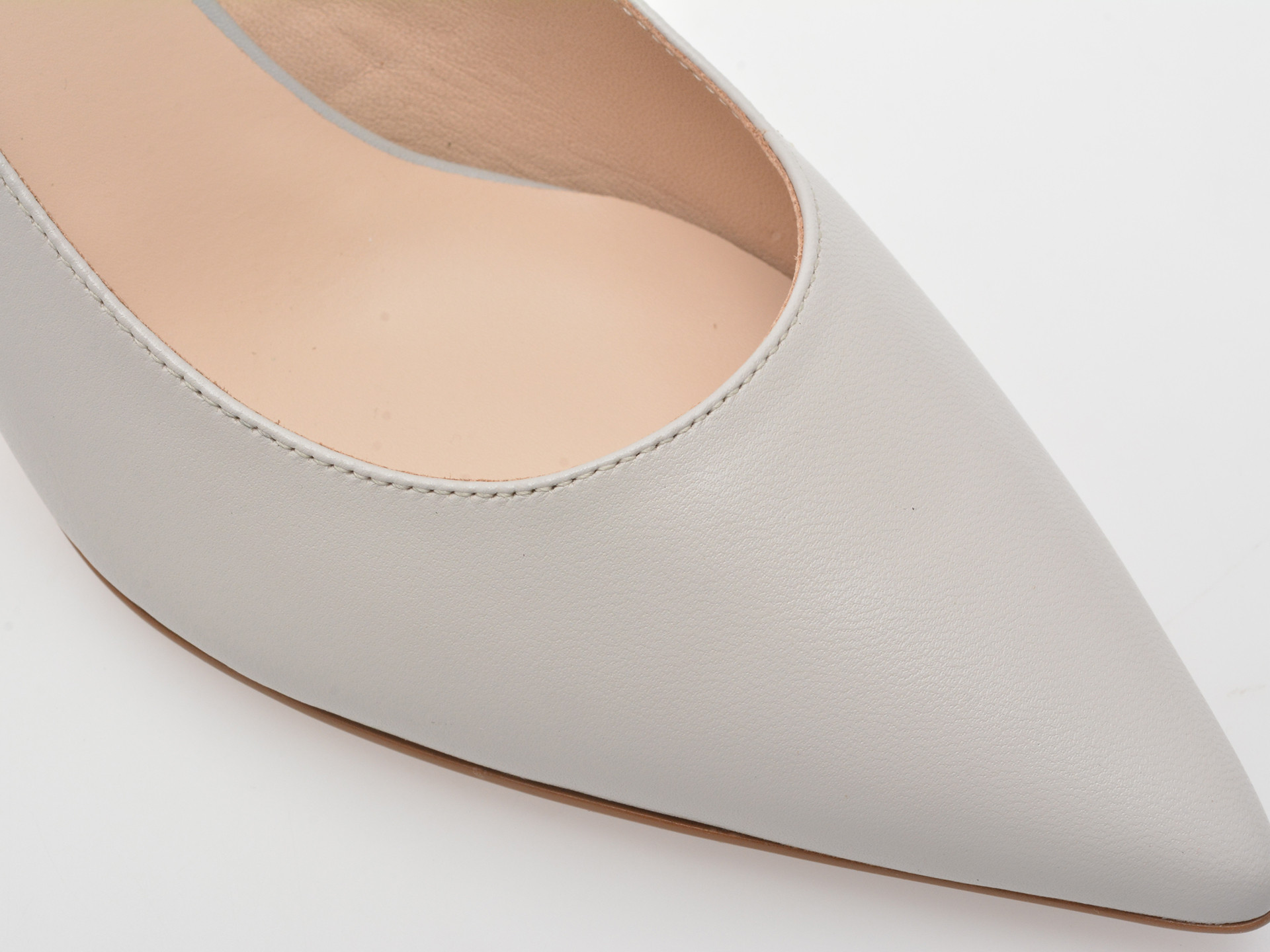 Pantofi eleganti EPICA gri, E76, din piele naturala