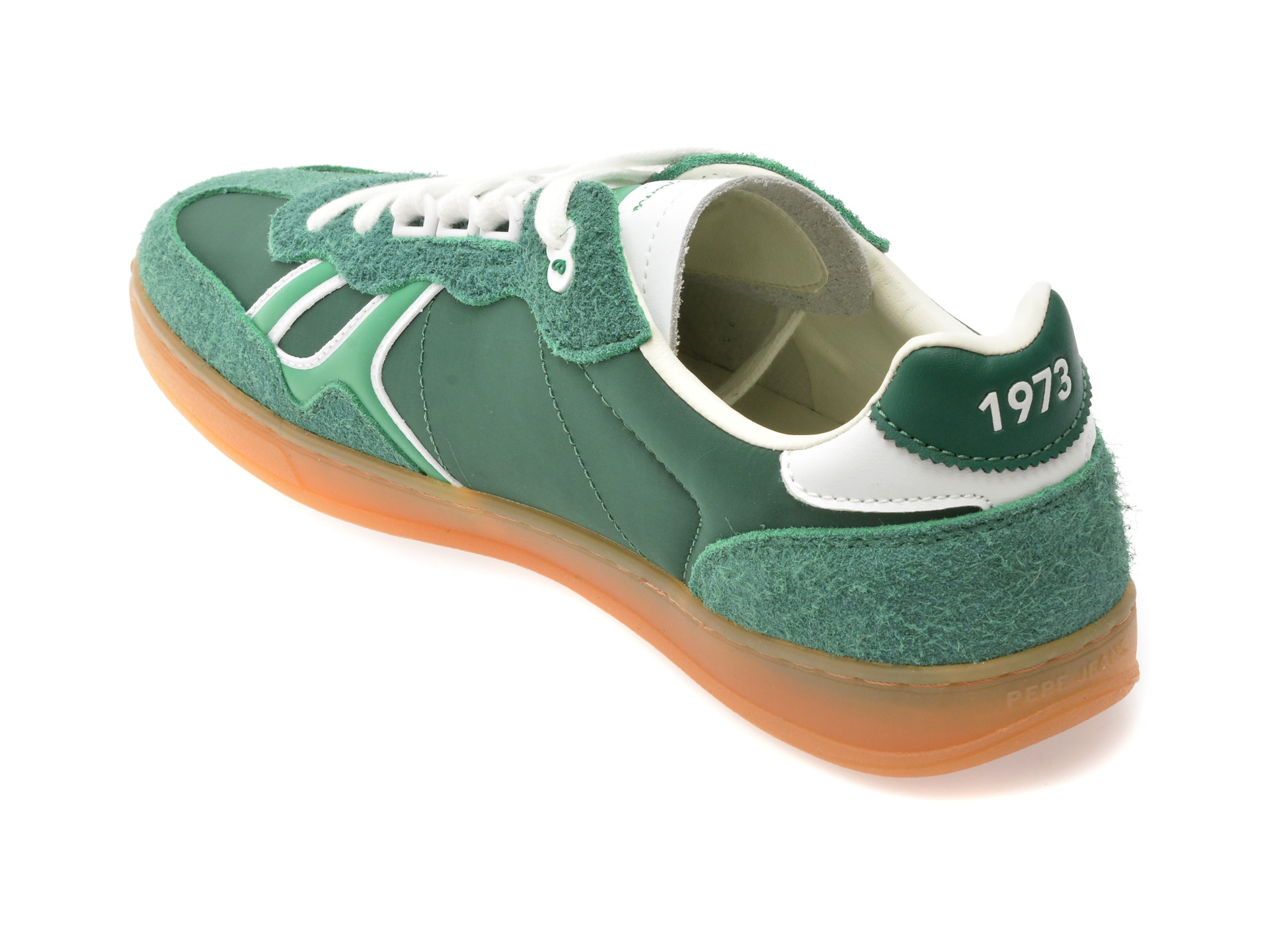 Pantofi sport PEPE JEANS verzi, BALL FUN, din material textil