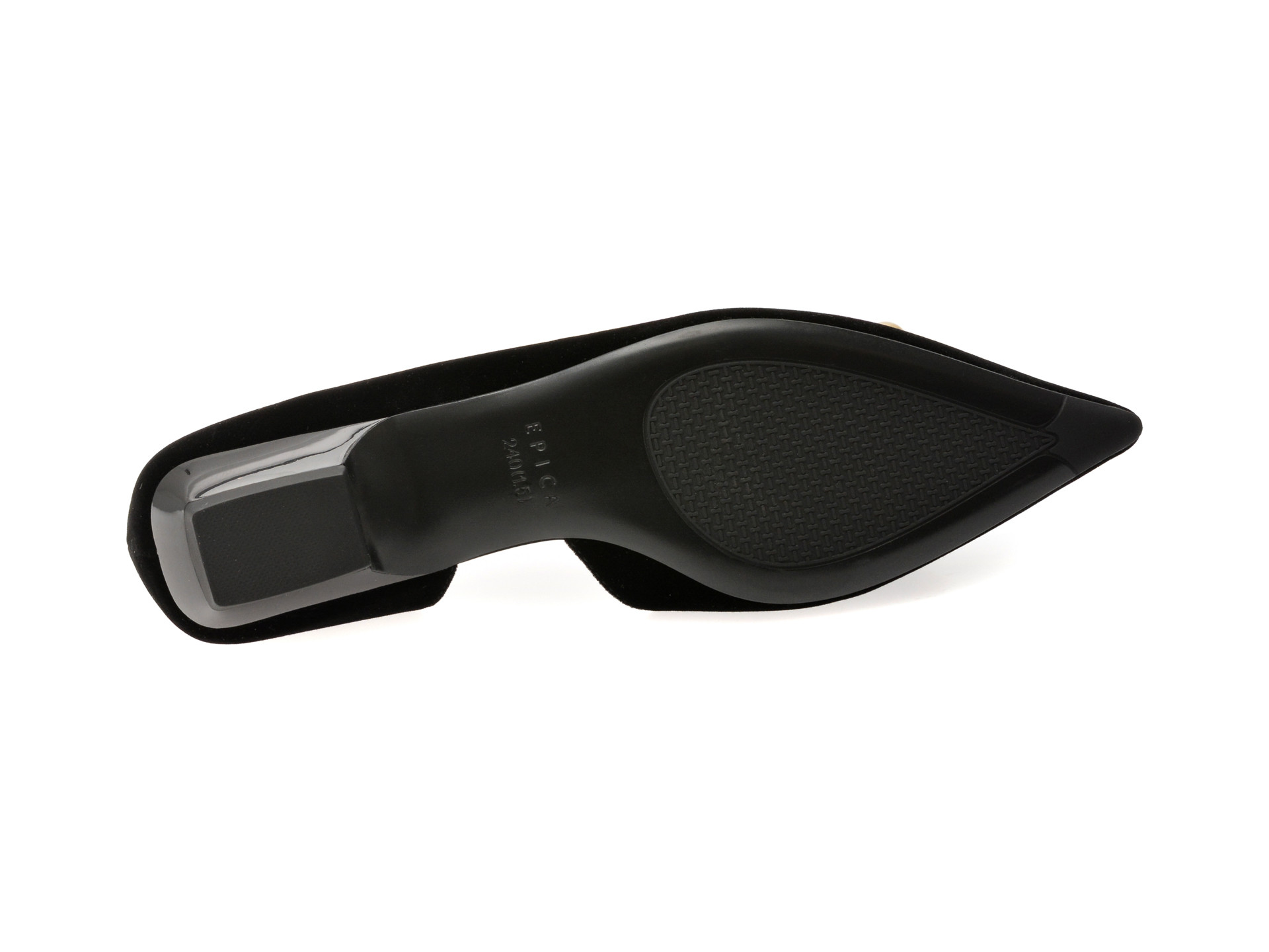 Pantofi EPICA negri, 26S1330, din material textil