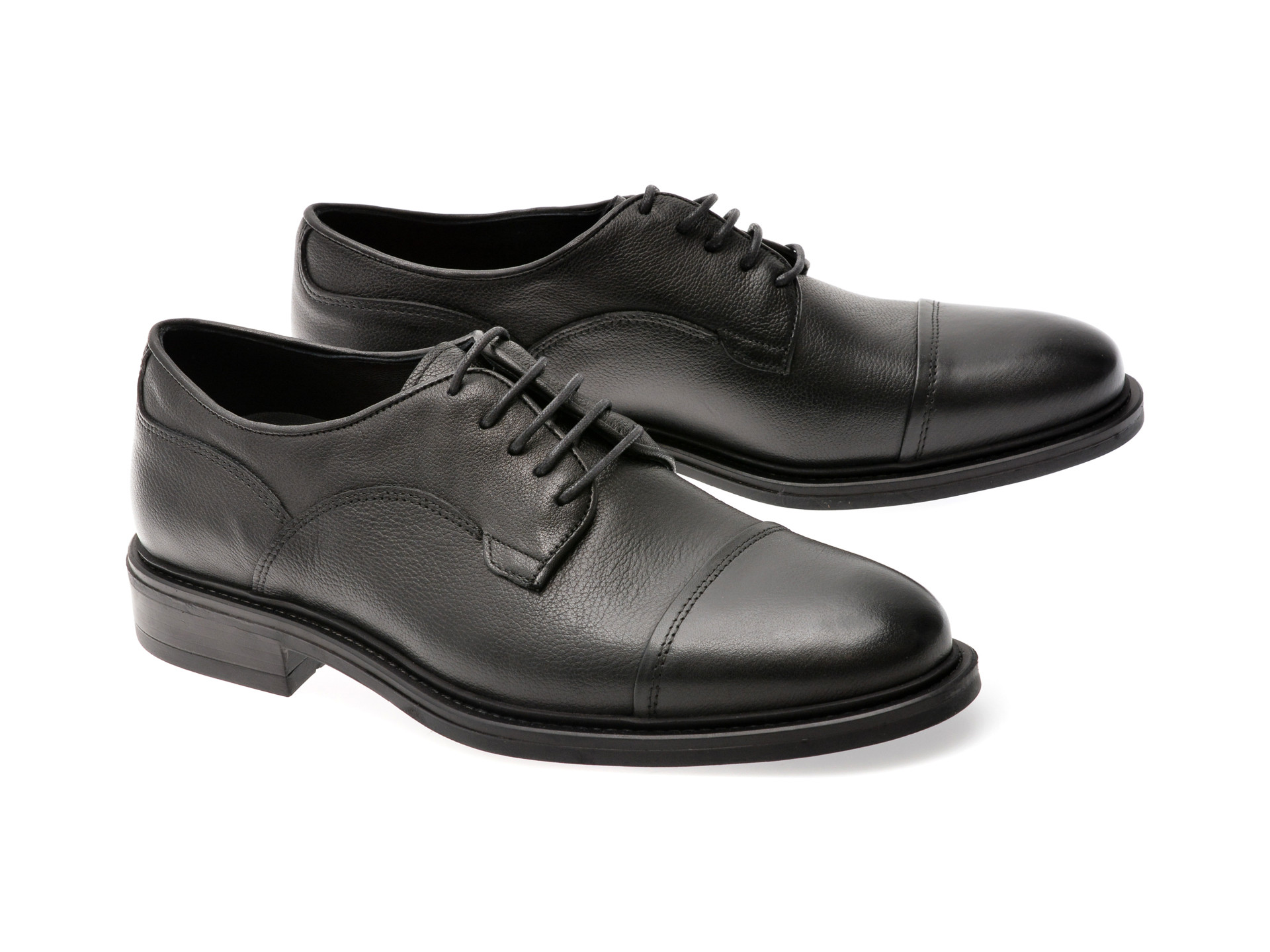 Pantofi eleganti OTTER negri, 2388, din piele naturala