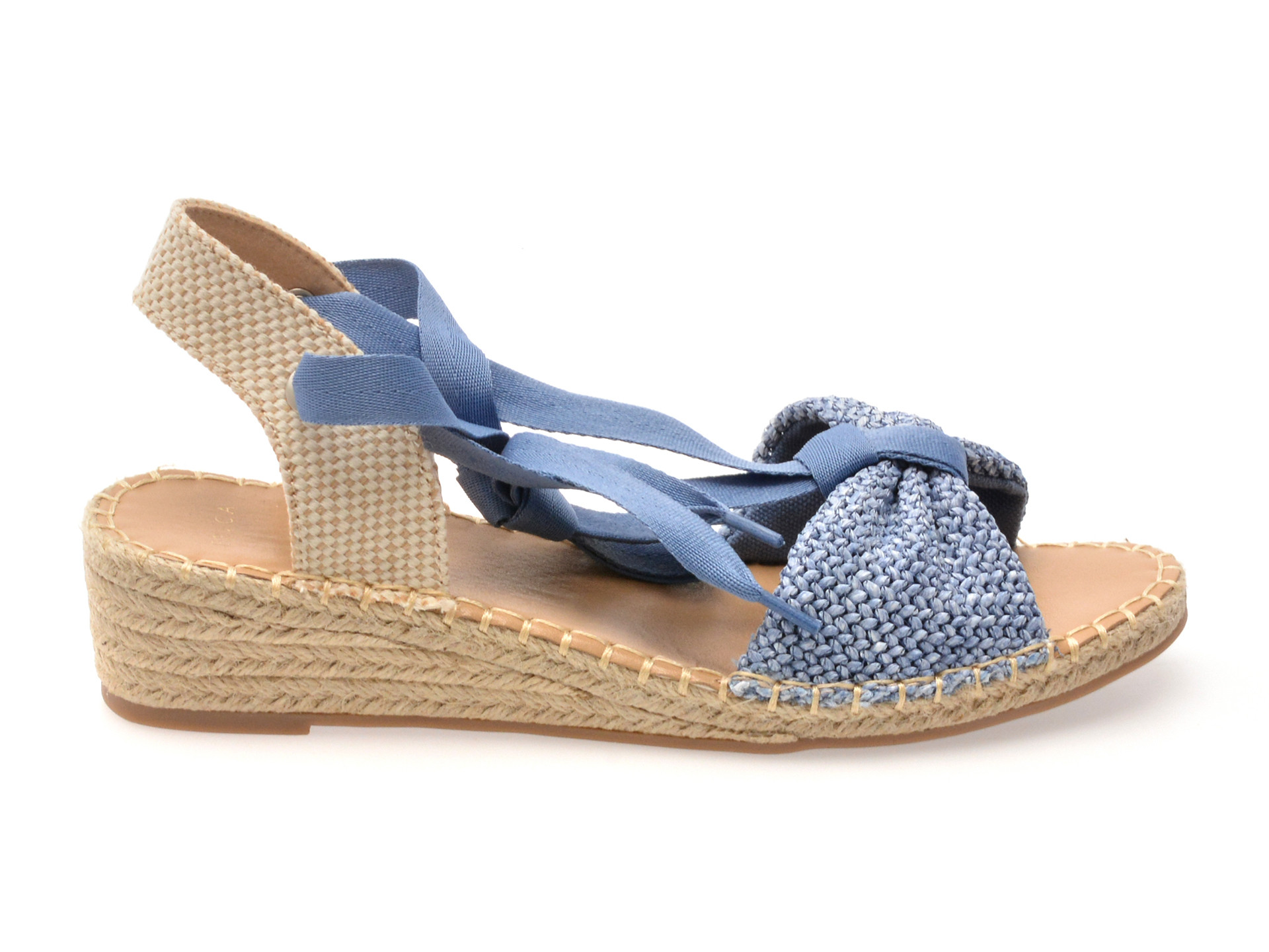 Sandale EPICA albastre, 82917, din material textil