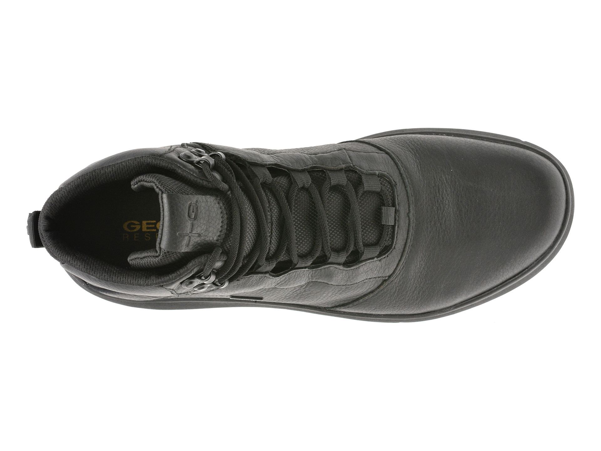 Ghete GEOX negre, U46HFB, din piele naturala