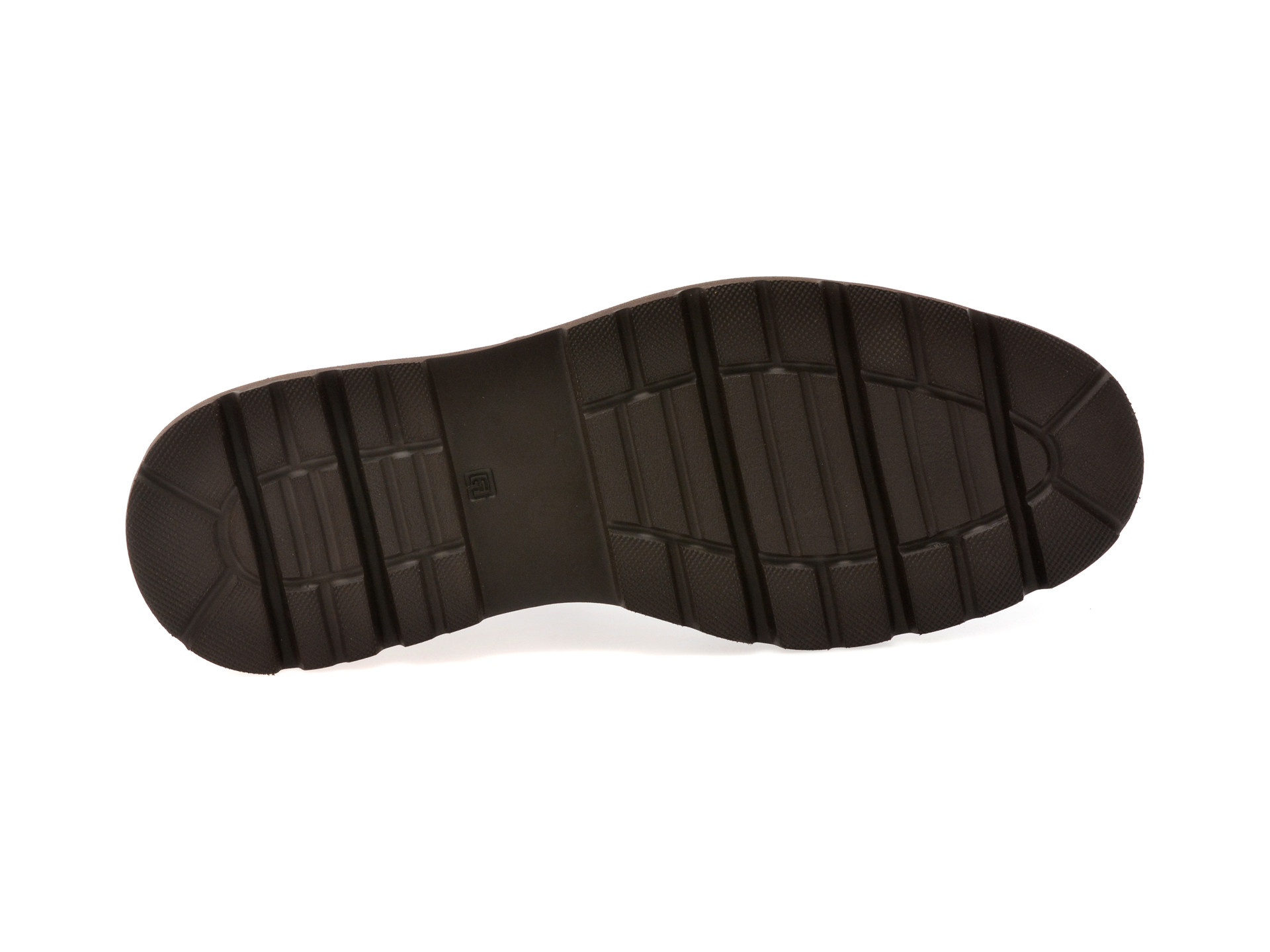 Ghete OTTER maro, E3464, din piele naturala