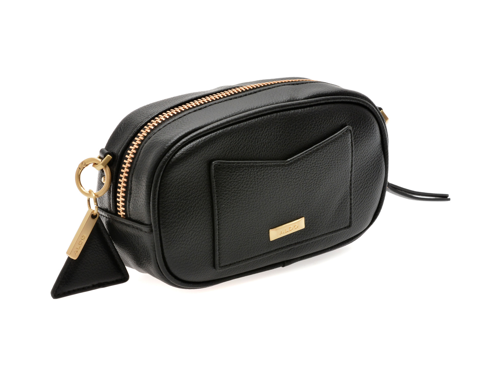 Geanta ALDO neagra, MOANAH 006, din piele ecologica