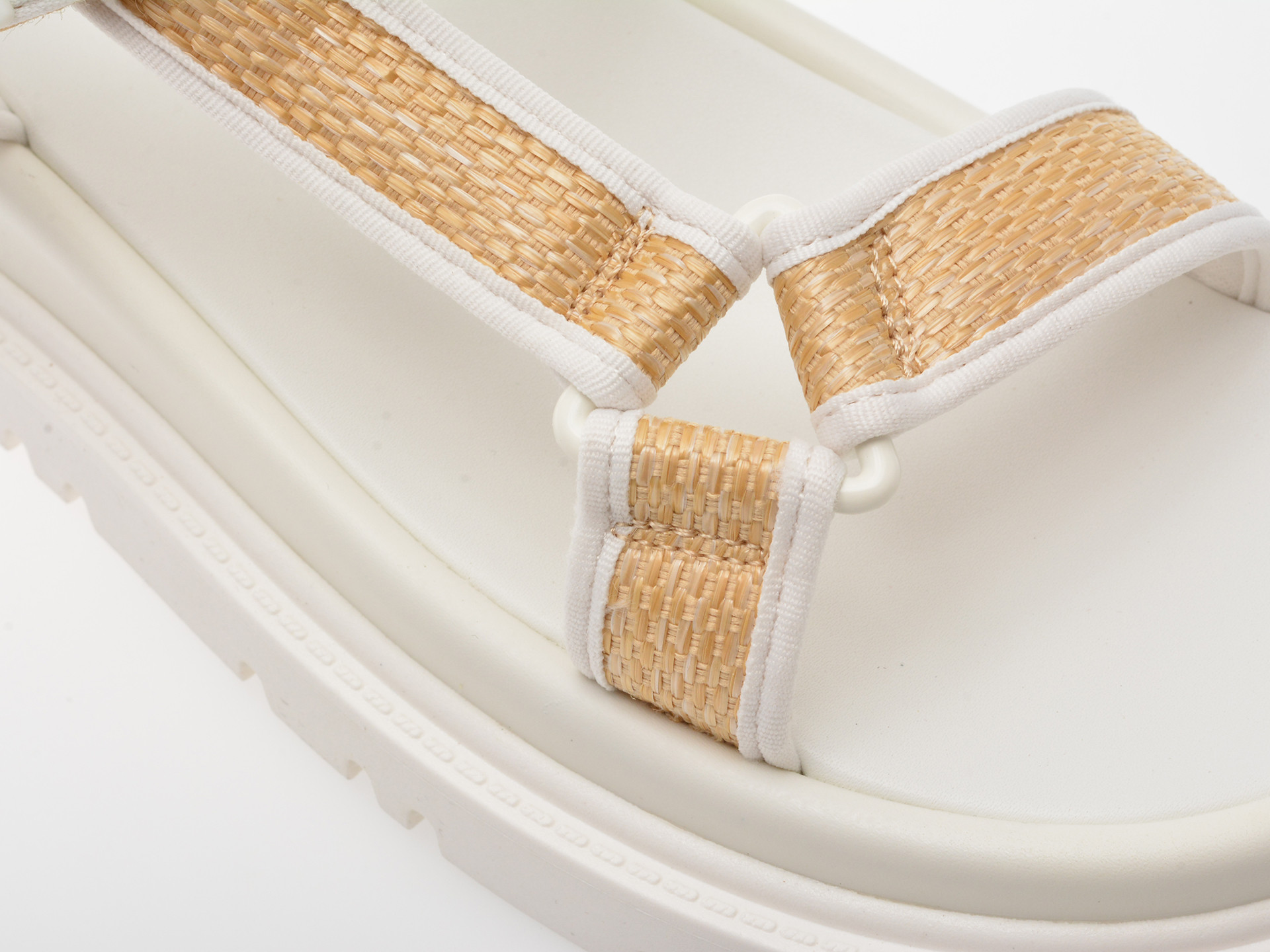 Sandale ALDO bej, OCEANA 101, din material textil