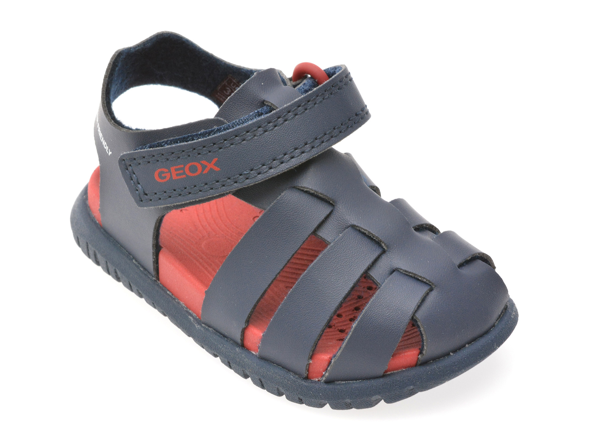 Sandale GEOX bleumarin, B556AA, din piele ecologica