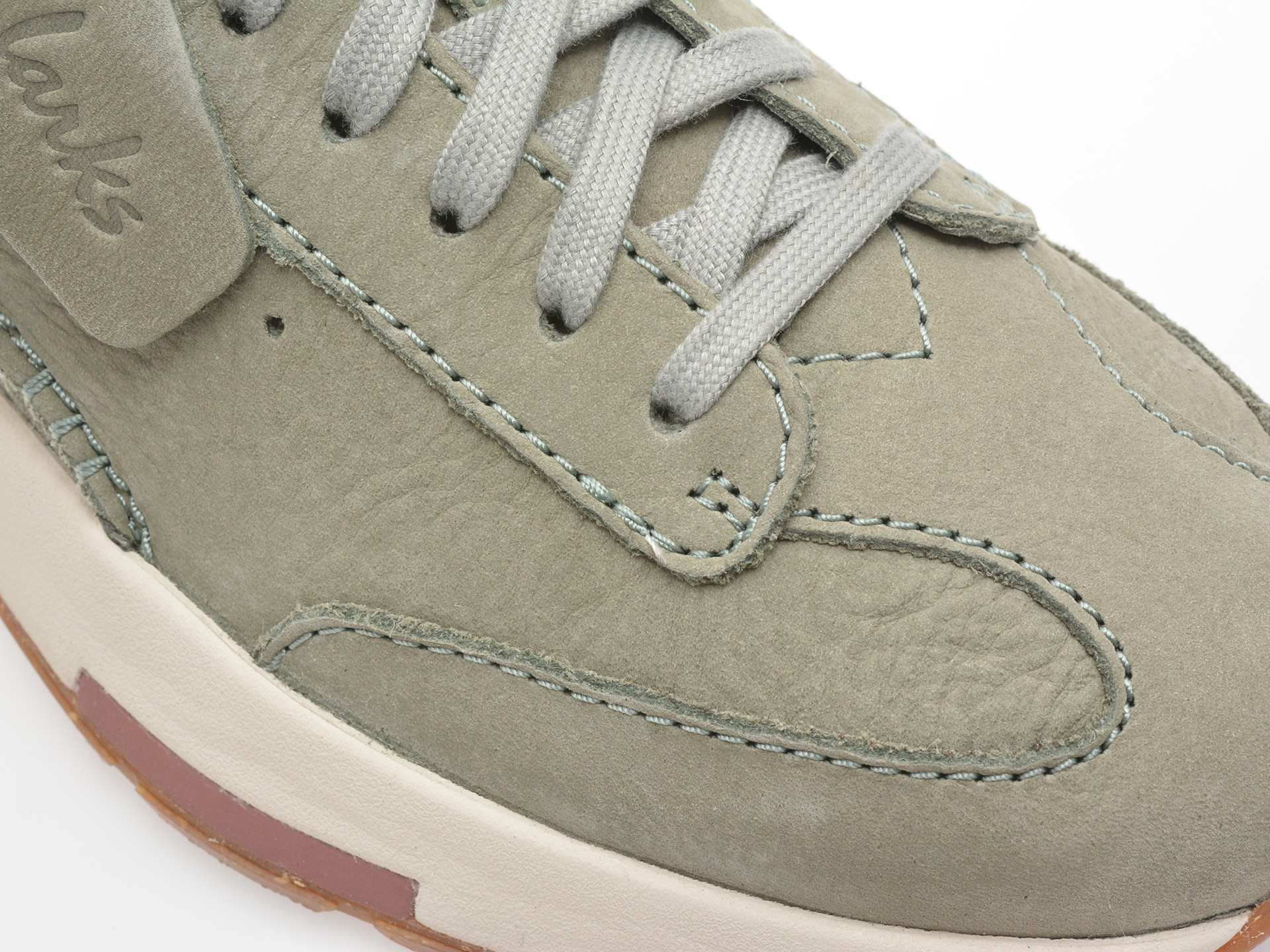 Pantofi sport CLARKS verzi, CRAFT SPEED, din nabuc