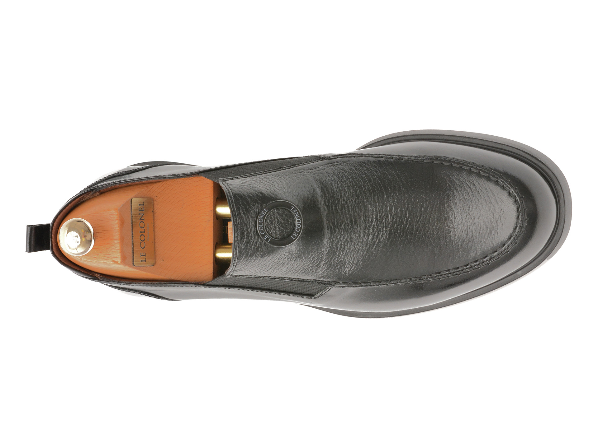 Mocasini LE COLONEL negri, 66653, din piele naturala