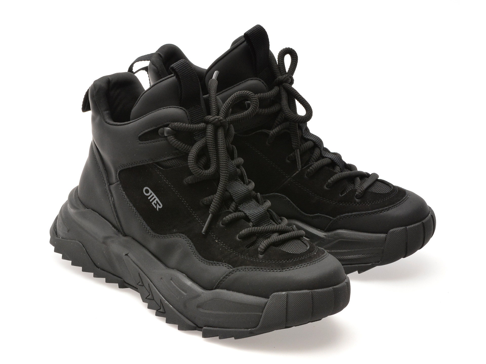 Ghete OTTER negre, 120, din piele naturala