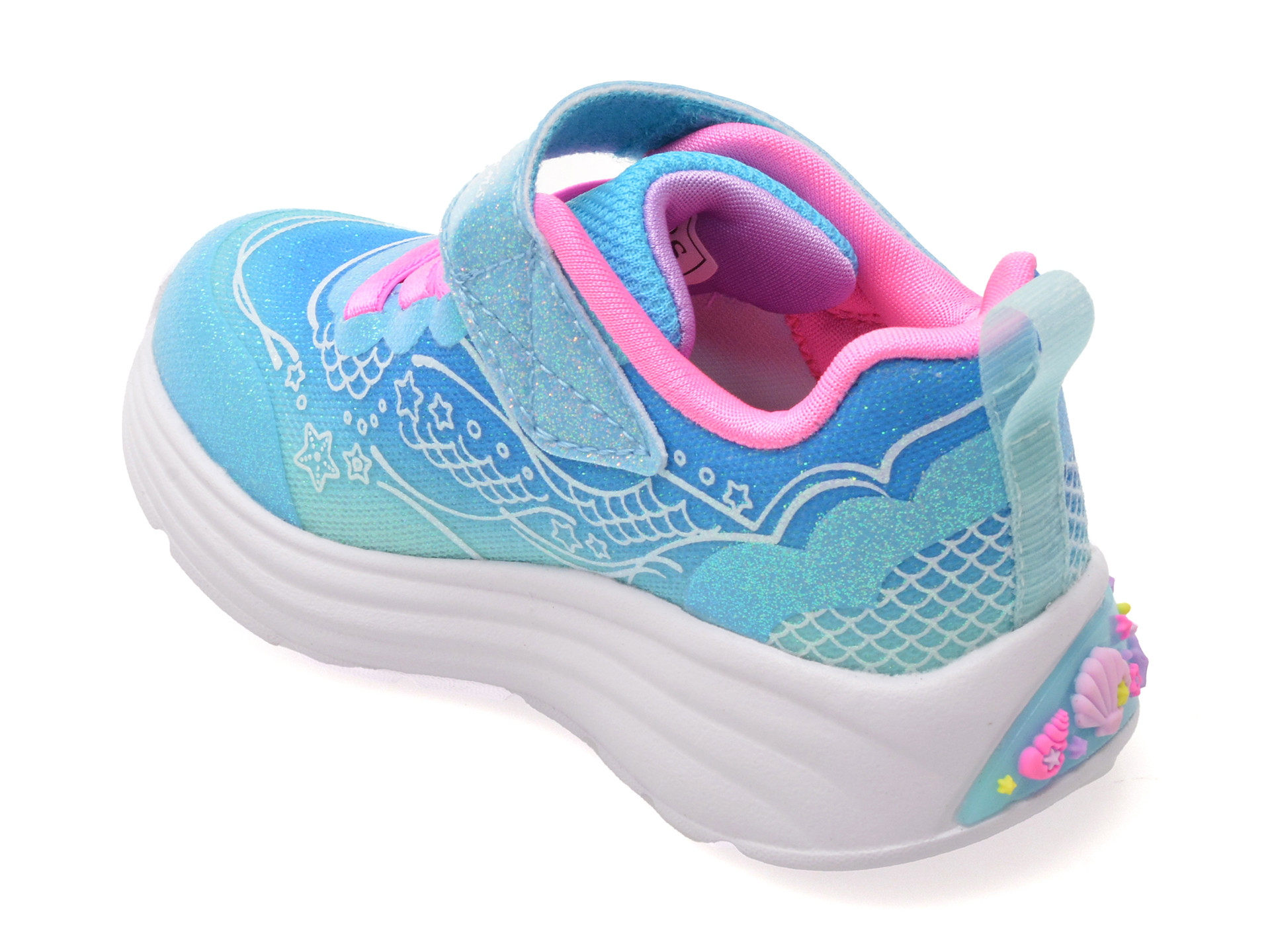 Pantofi sport SKECHERS albastri, MY DREAMERS, din material textil