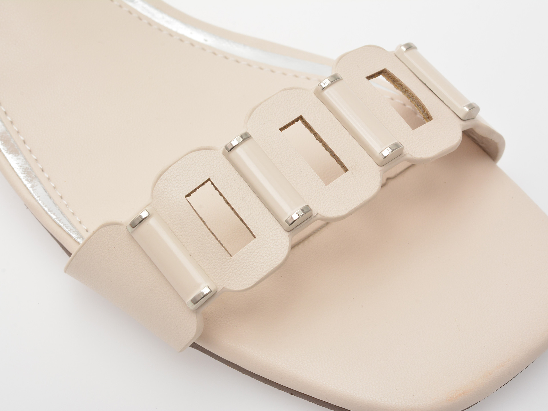 Sandale EPICA albe, 82962, din piele ecologica