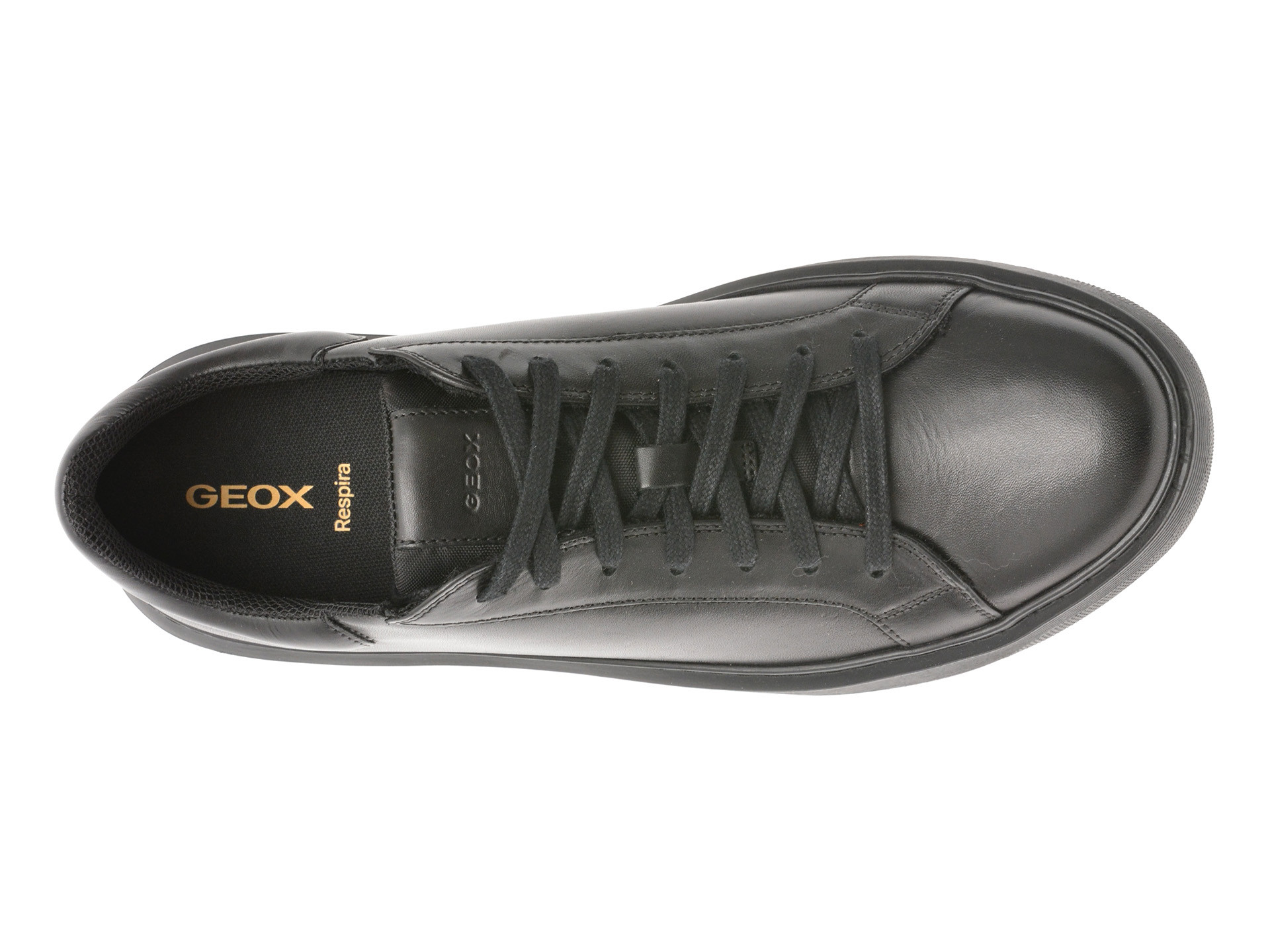 Pantofi sport geox negri u455wd din piele naturala