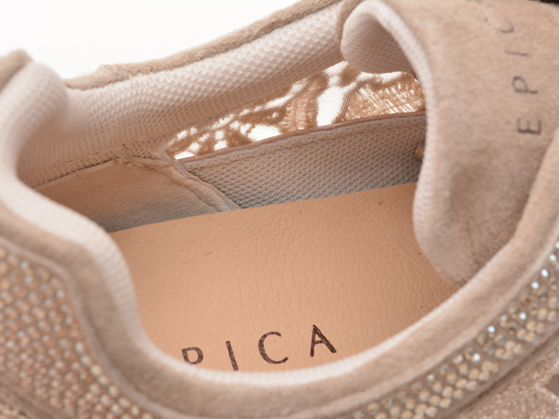 Pantofi sport EPICA nude, QS663, din material textil