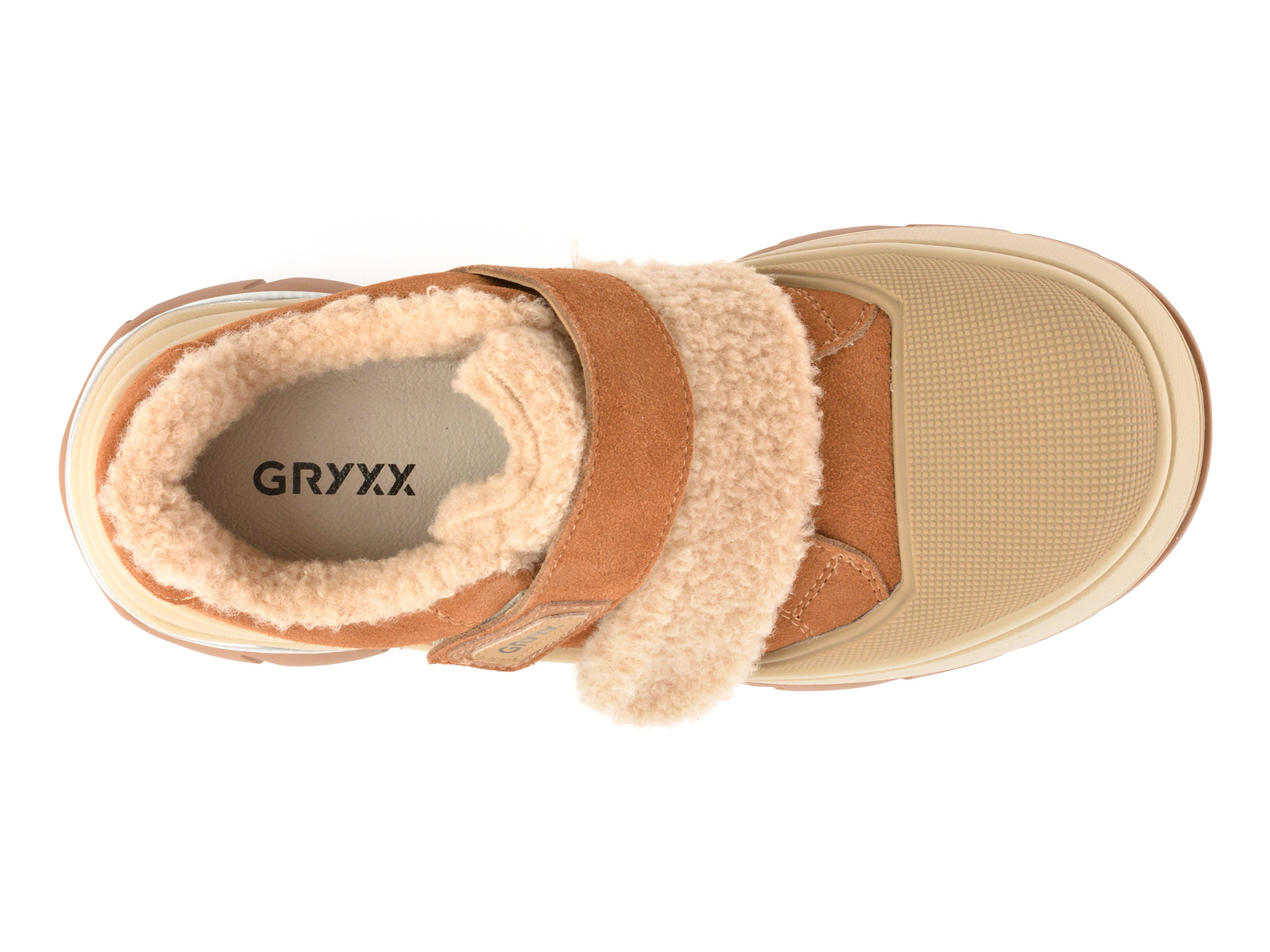 Pantofi GRYXX maro, 1681, din piele naturala