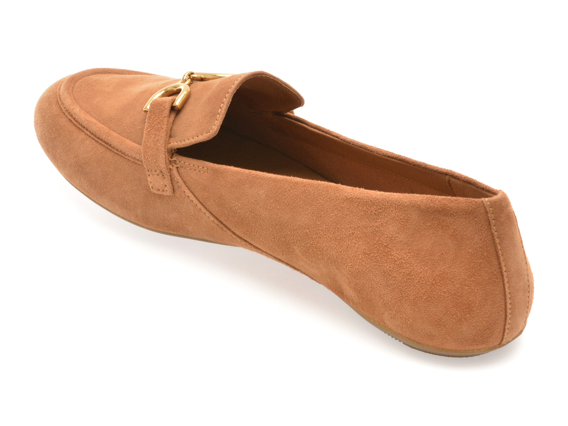 Mocasini GEOX maro, D45MUJ, din piele intoarsa