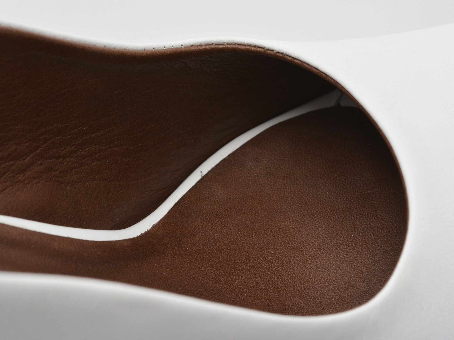 Sandale EPICA albe, 532258, din piele naturala