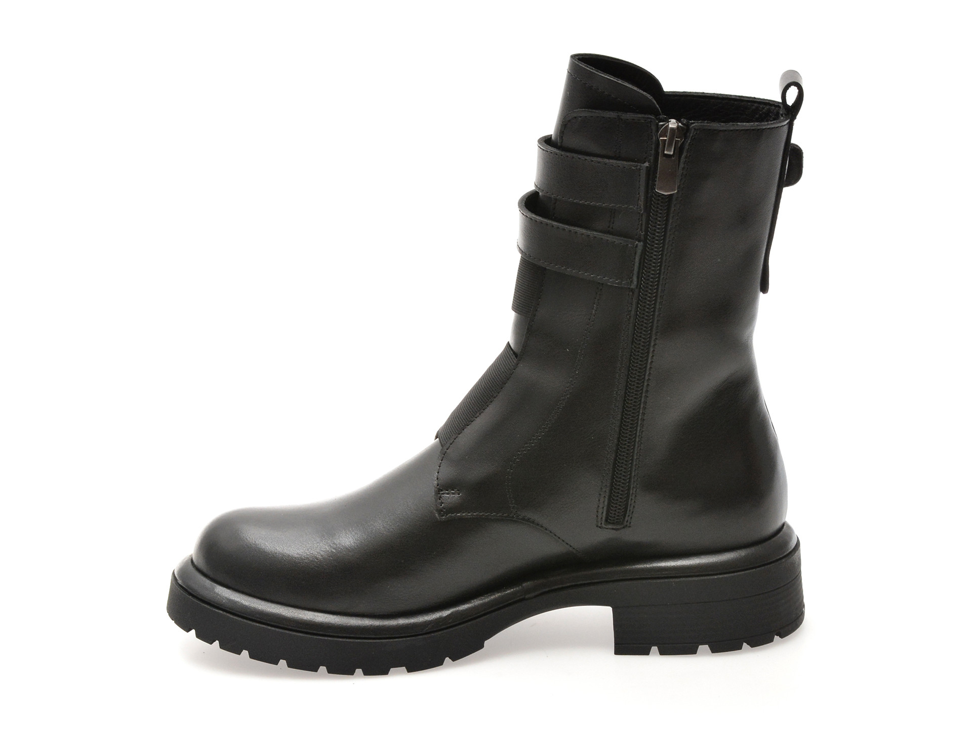 Ghete EPICA negre, 1504255, din piele naturala