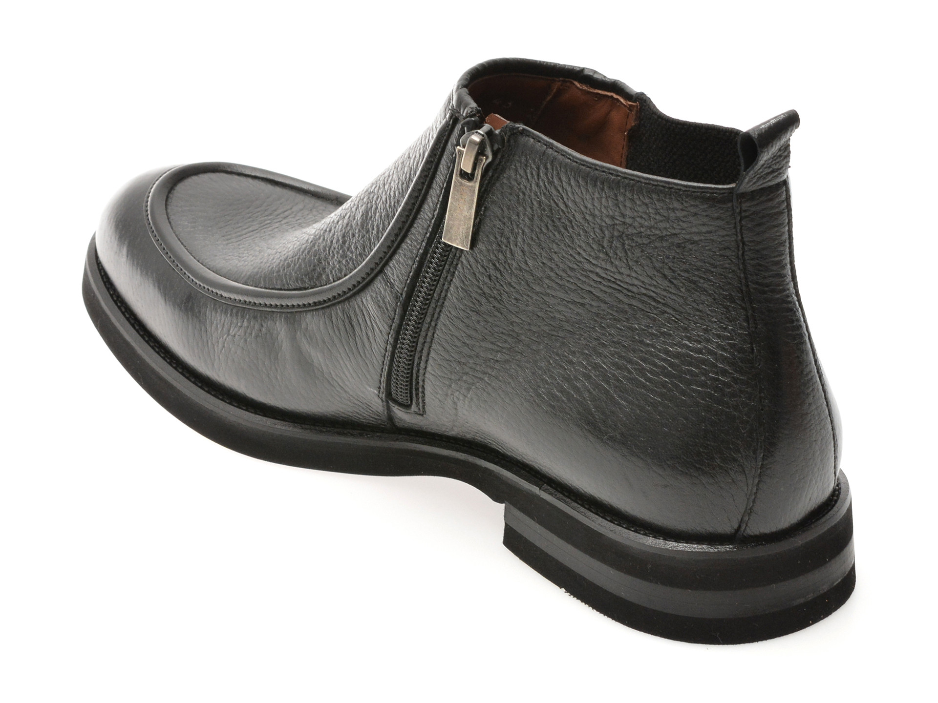 Ghete elegante LE COLONEL negre, 64137, din piele naturala