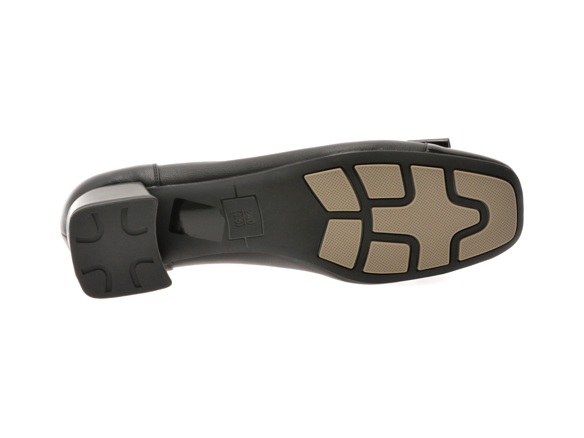 Balerini EPICA negri, 1D5570, din piele naturala