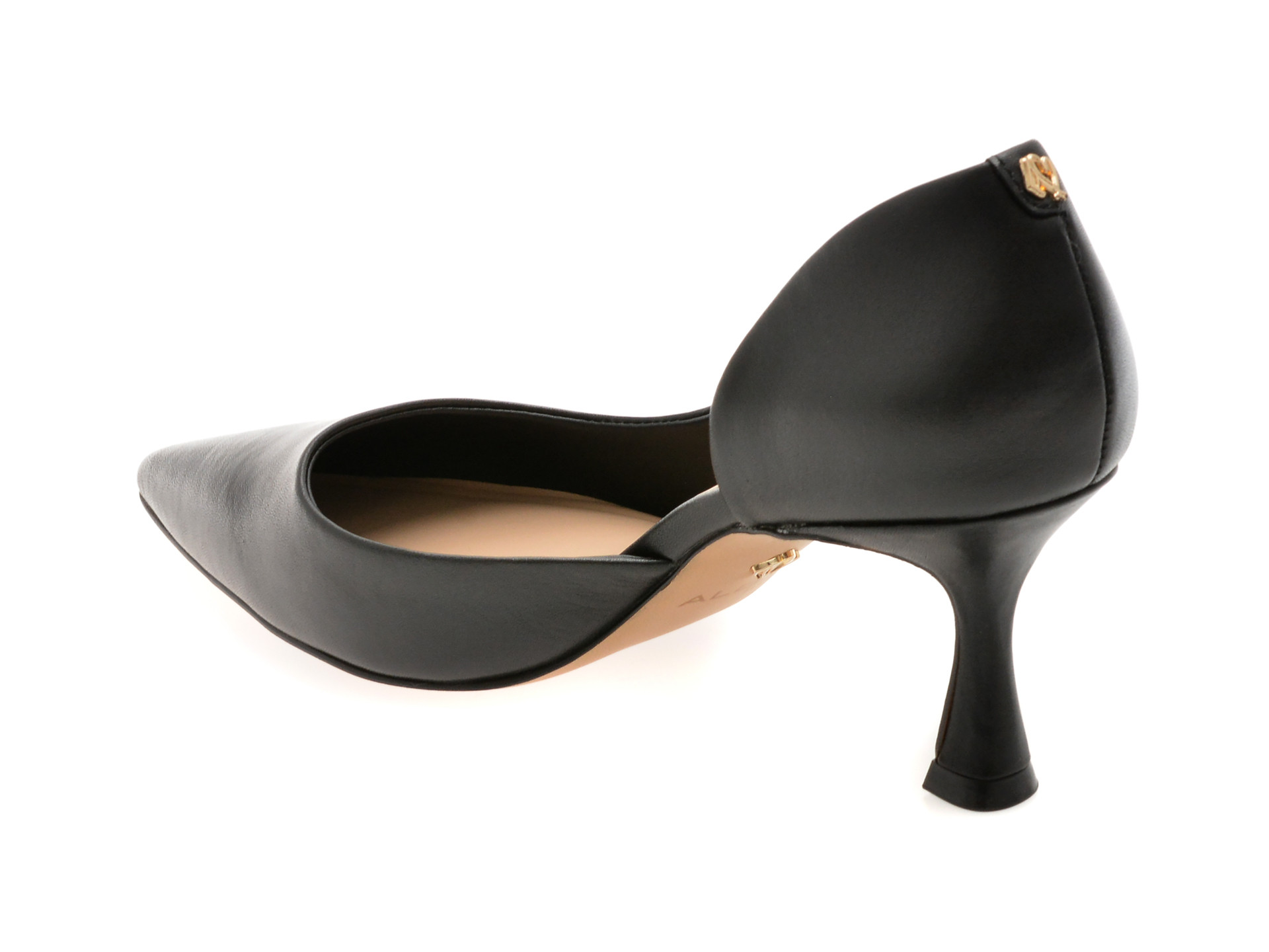 Pantofi eleganti ALDO negri, GRAYWIEN 001, din piele naturala