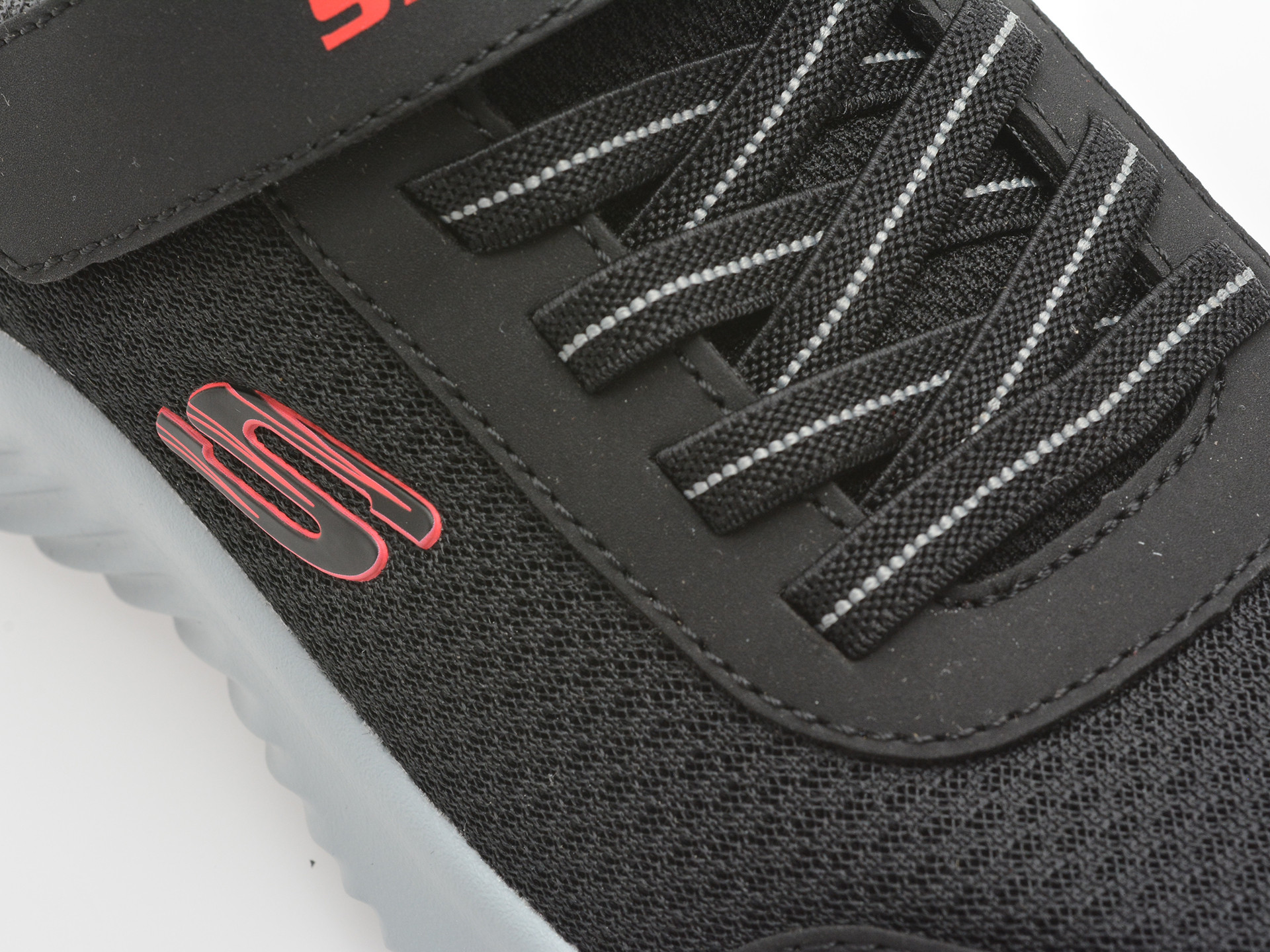 Pantofi sport SKECHERS negri, BOUNDER, din material textil