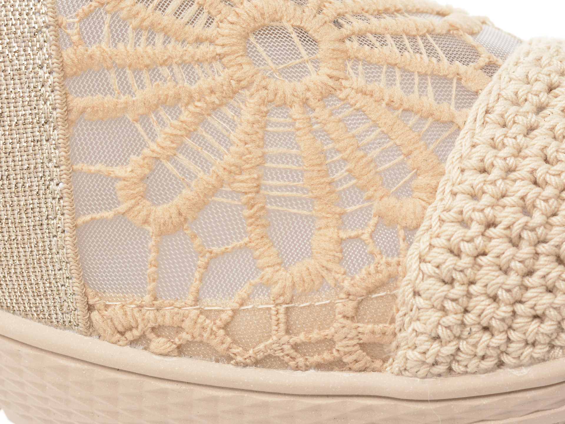 Pantofi EPICA nude, 302, din material textil
