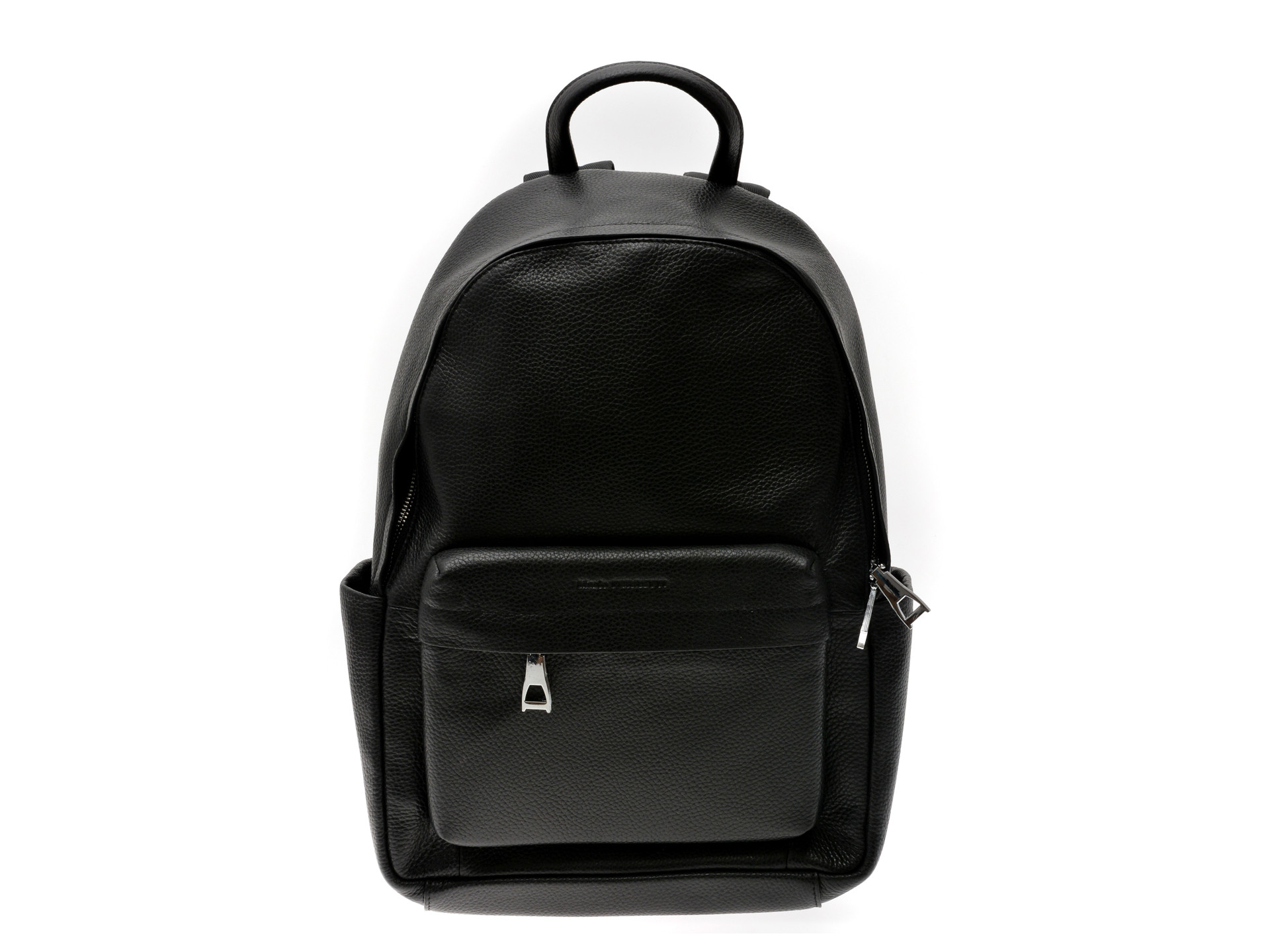 Rucsac MARIO FERRETTI negru, 2001, din piele naturala