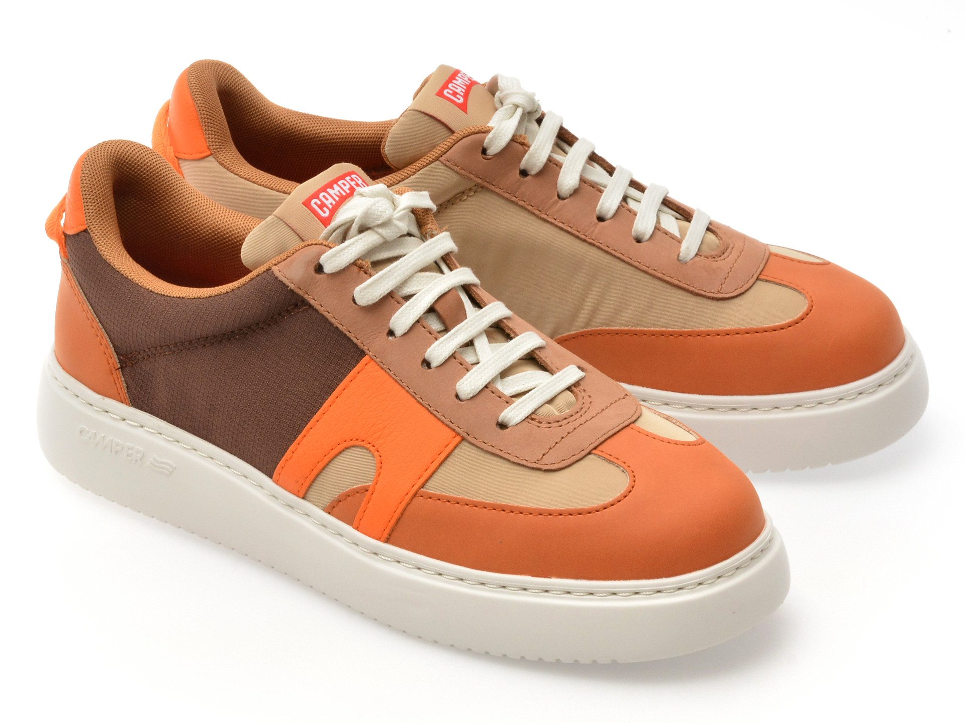 Pantofi sport CAMPER maro, RUNNER, din material textil