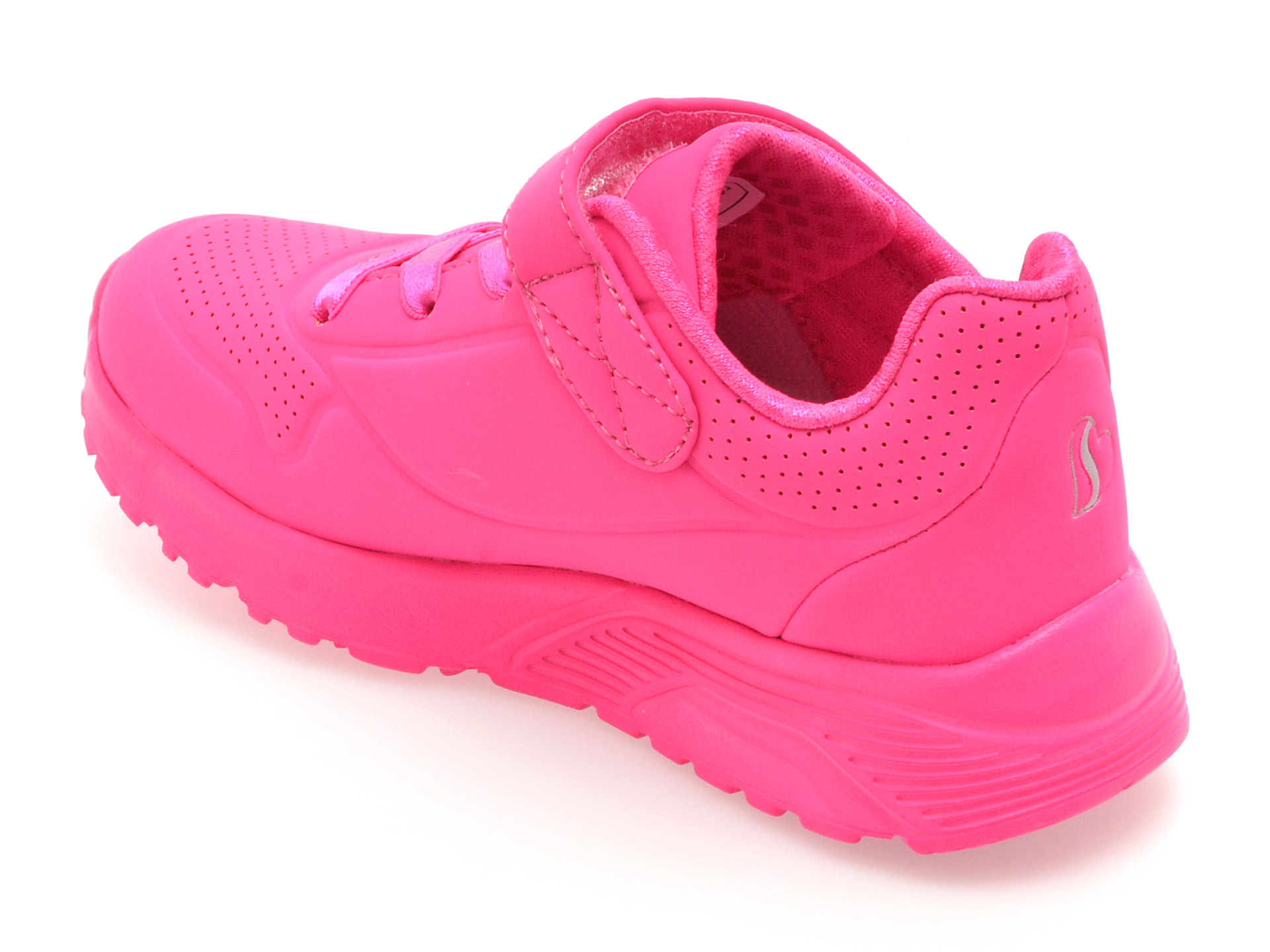 Pantofi sport SKECHERS roz, UNO LITE, din piele ecologica