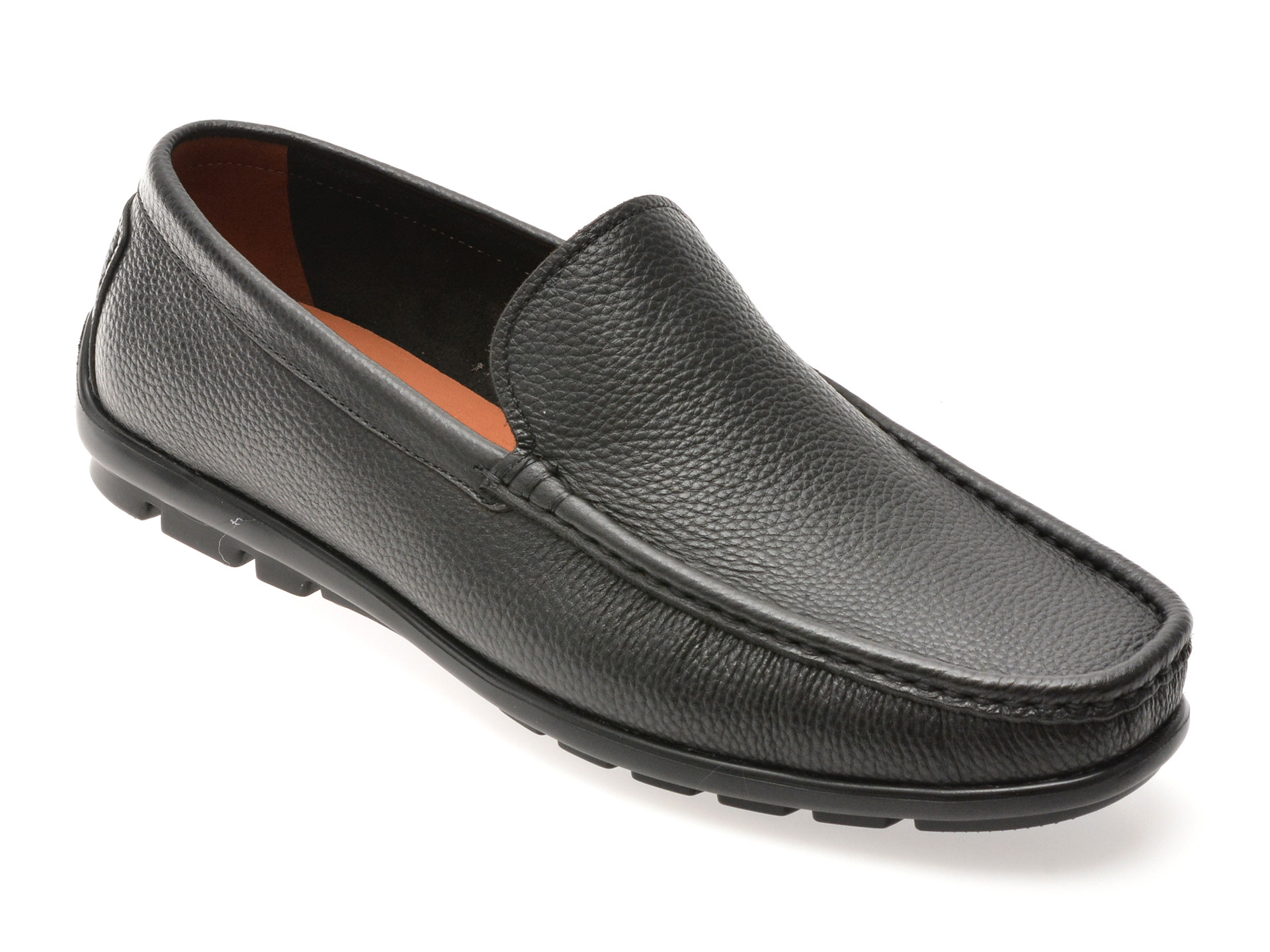 Mocasini EPICA negri, MU106, din piele naturala