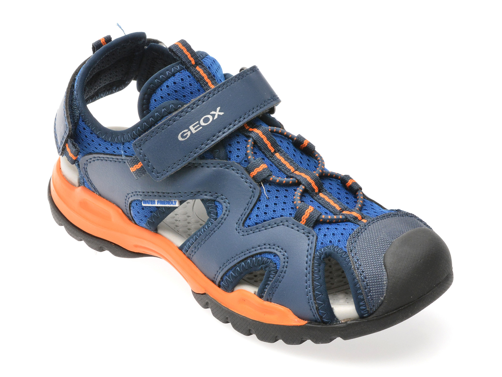 Sandale GEOX albastre, J450RC, din material textil