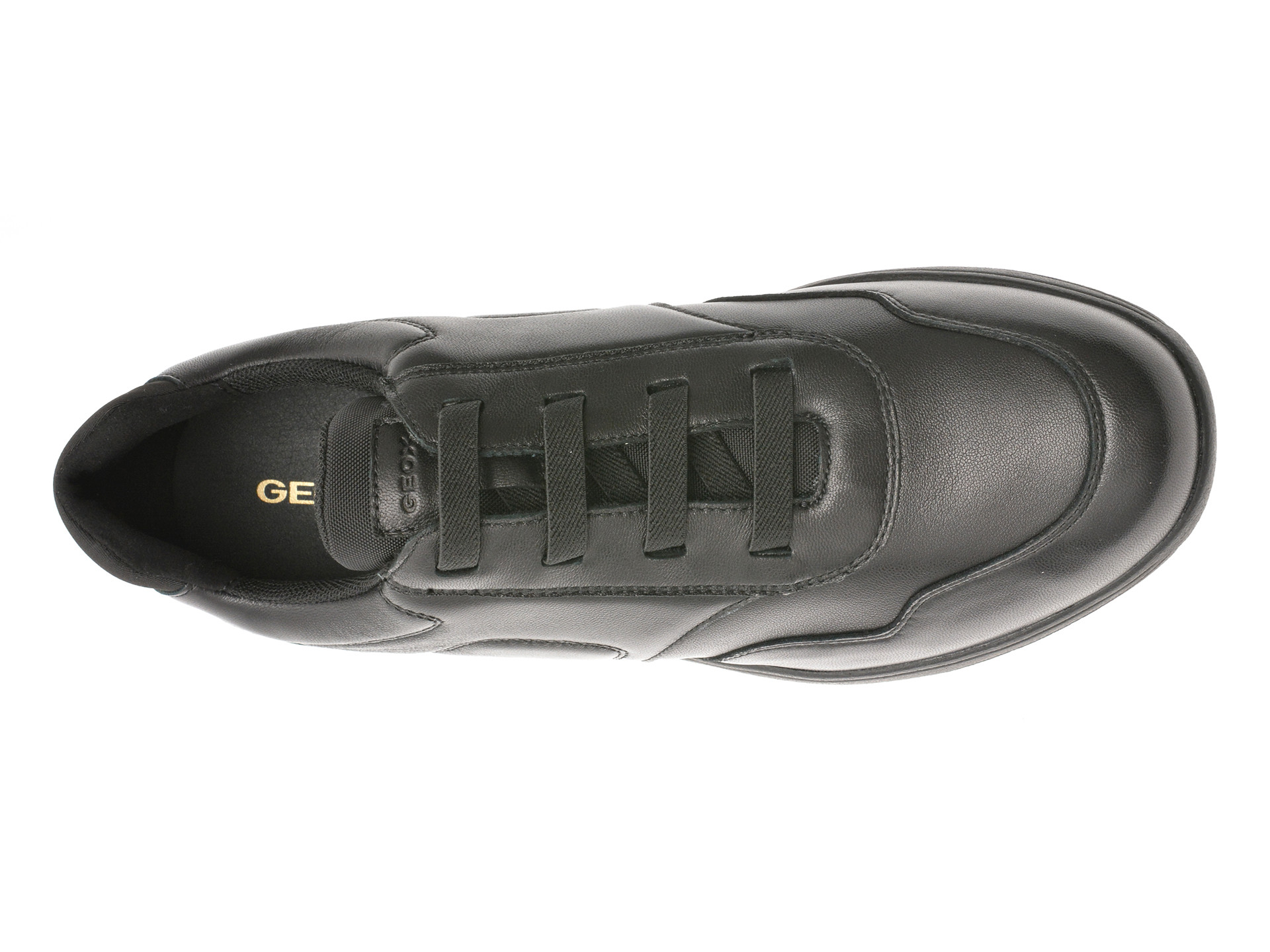 Pantofi sport GEOX negri, U45BXE, din piele naturala