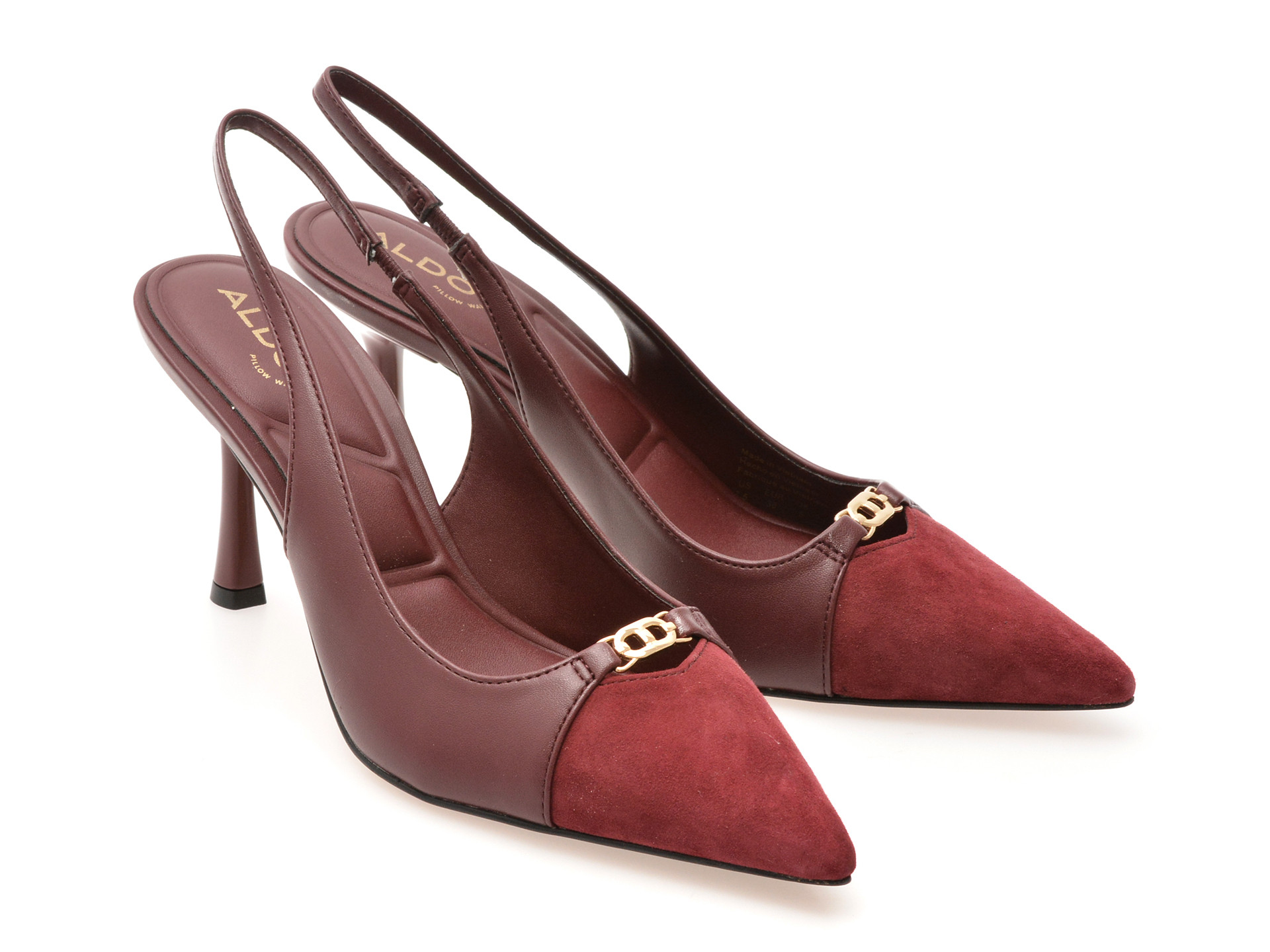 Pantofi eleganti ALDO visinii, AUGUSTAS 640, din piele ecologica