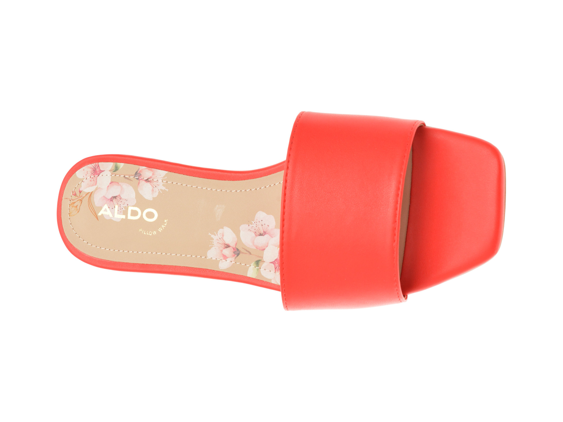 Papuci ALDO rosii, AGNIS 600, din piele ecologica