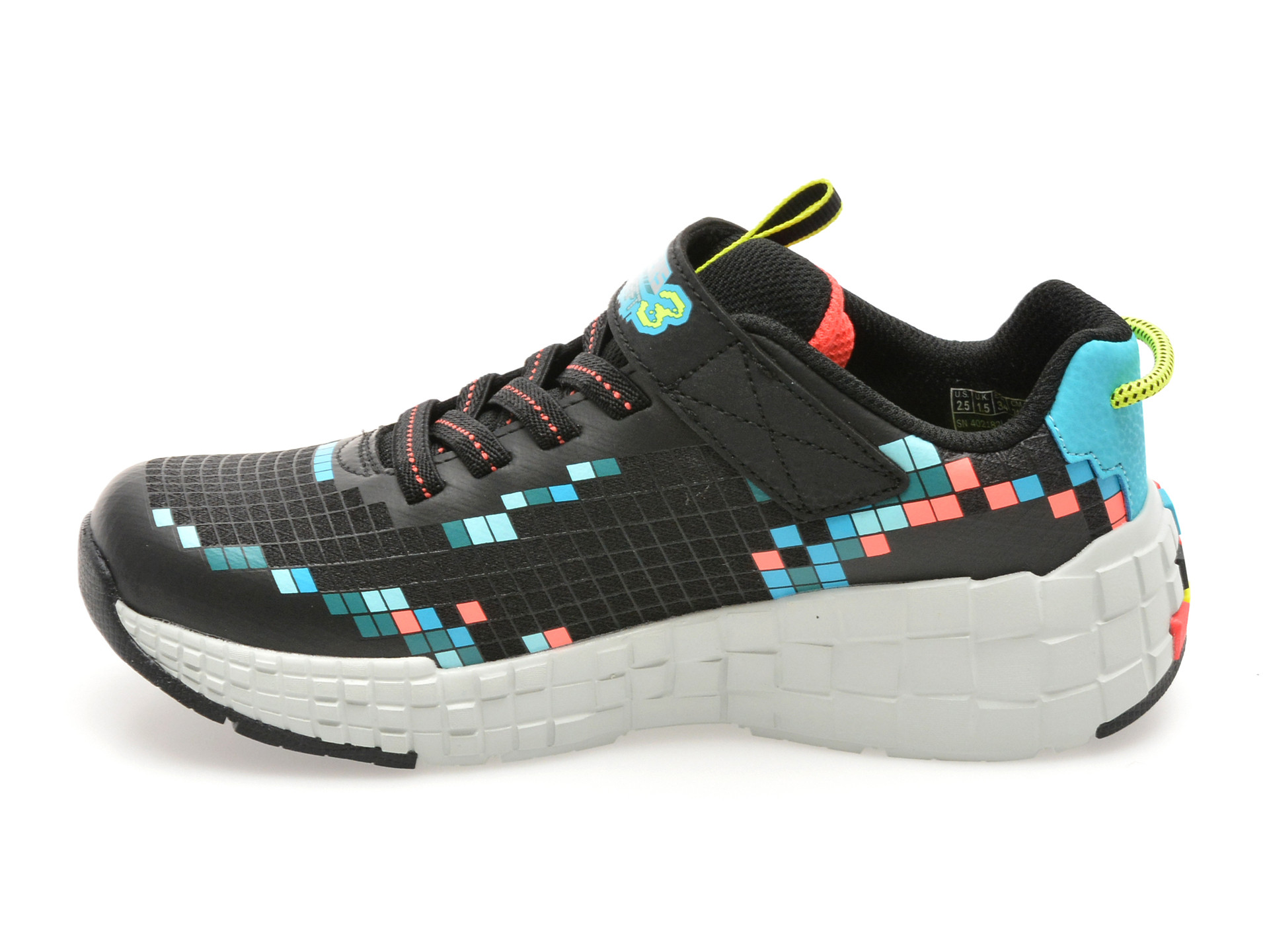 Pantofi sport SKECHERS negri, MEGA-CRAFT 3.0, din material textil