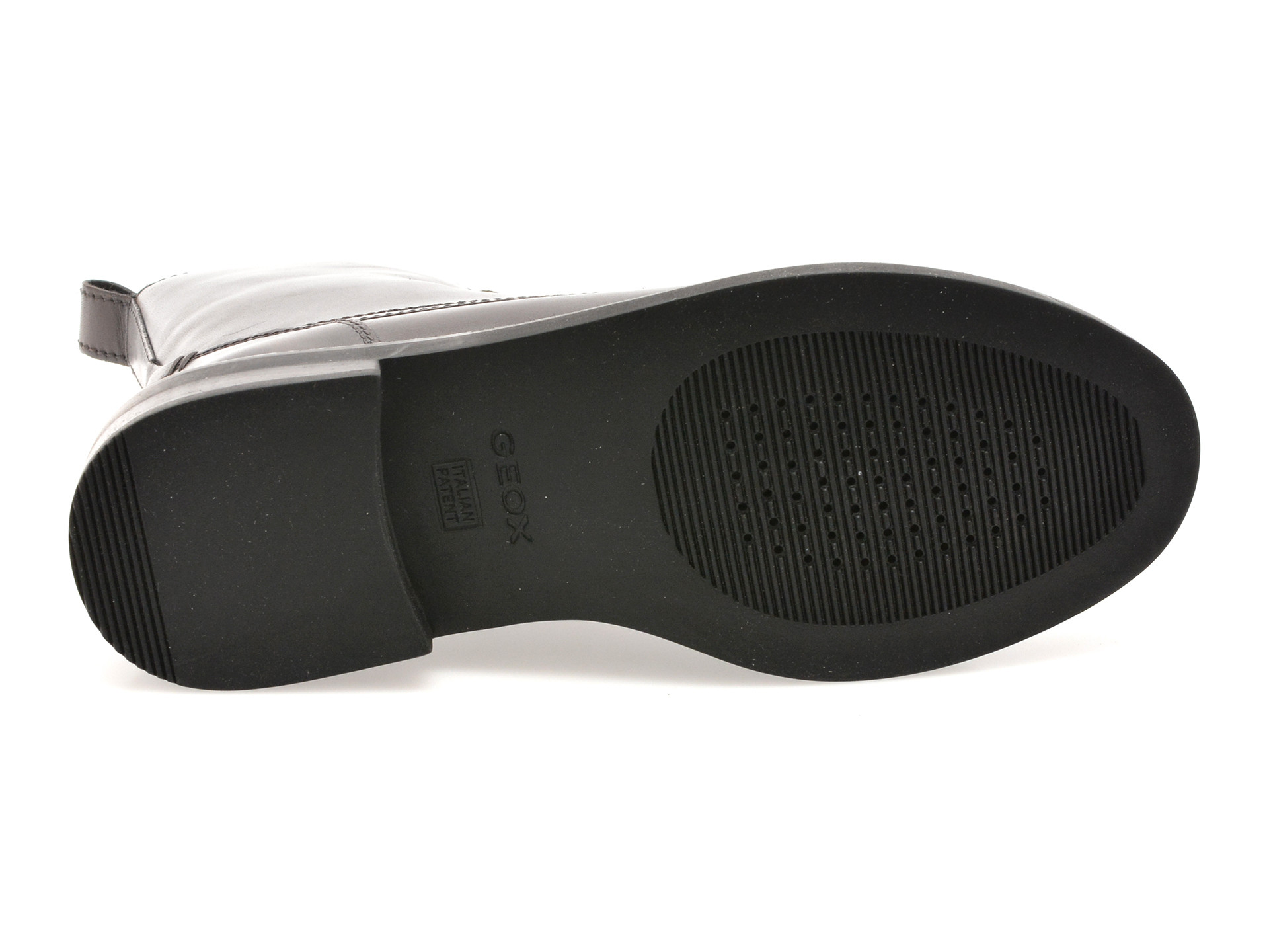 Ghete GEOX gri, D46WYG, din piele naturala