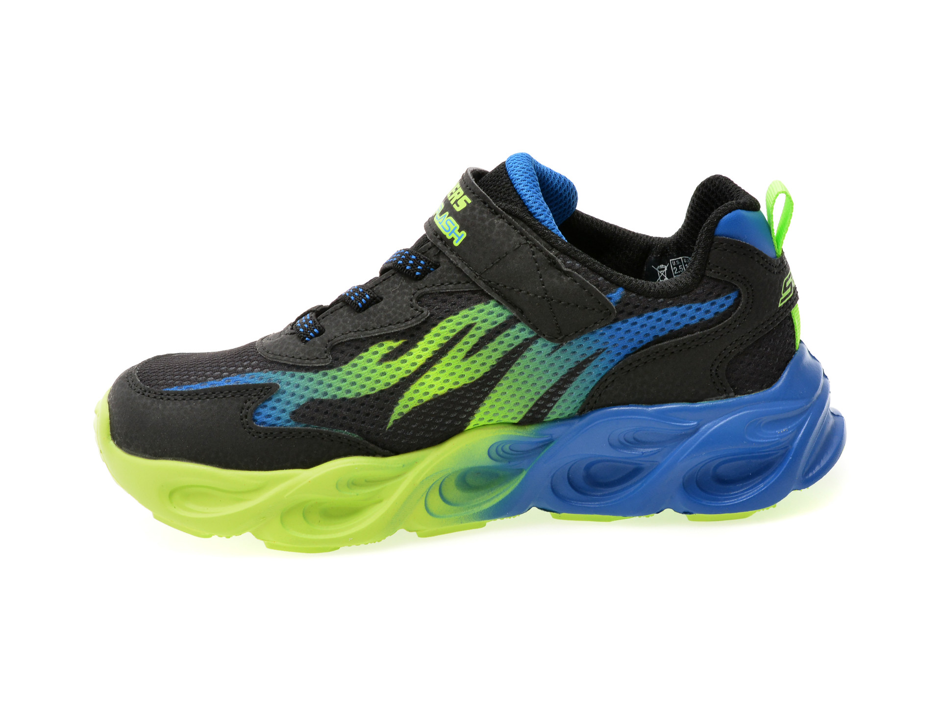 Pantofi sport SKECHERS negri, THERMO-FLASH, din material textil