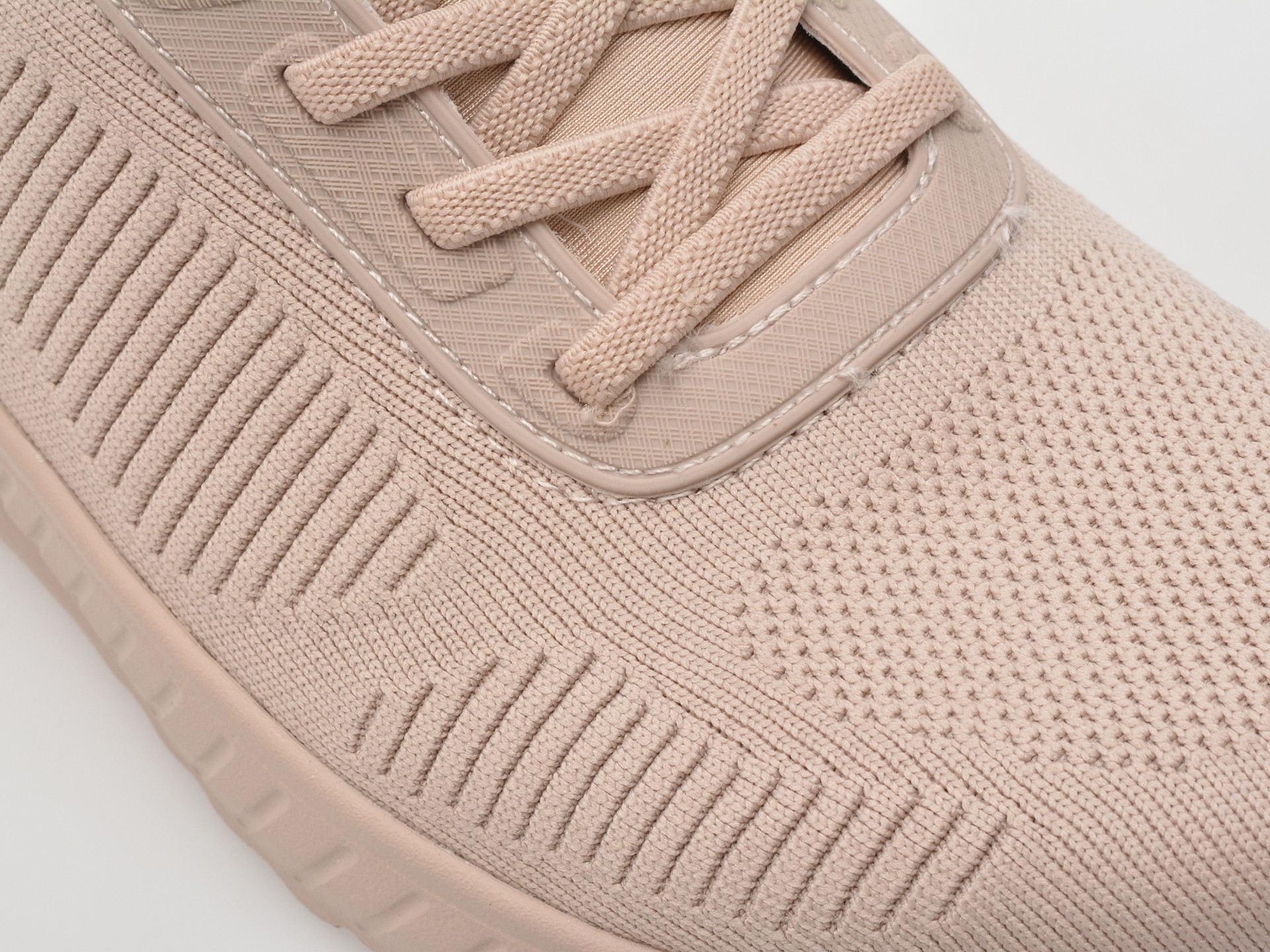 Pantofi sport SKECHERS nude, BOBS SQUAD CHAOS, din material textil
