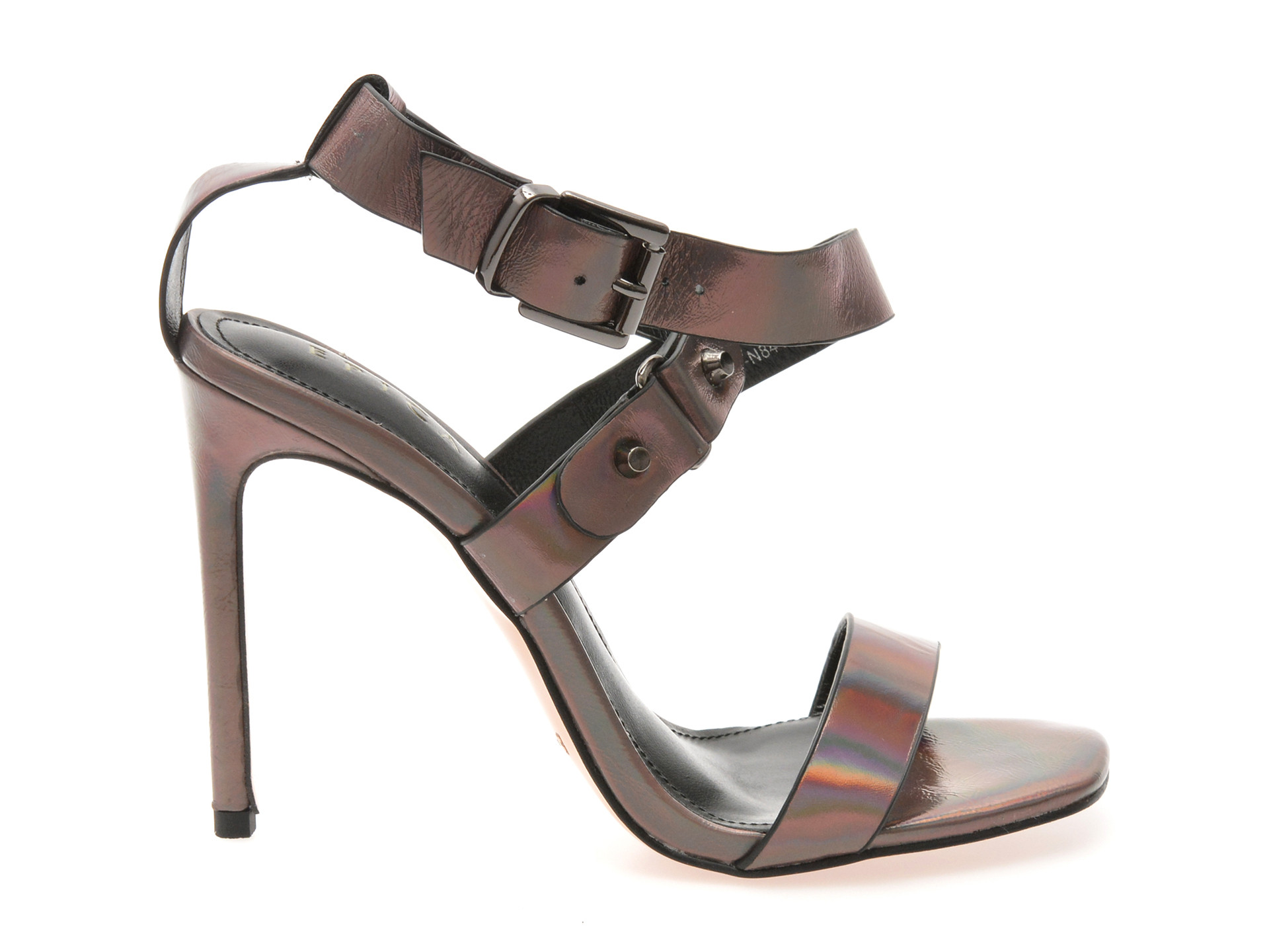 Sandale elegante EPICA gri, 3L115M, din piele naturala