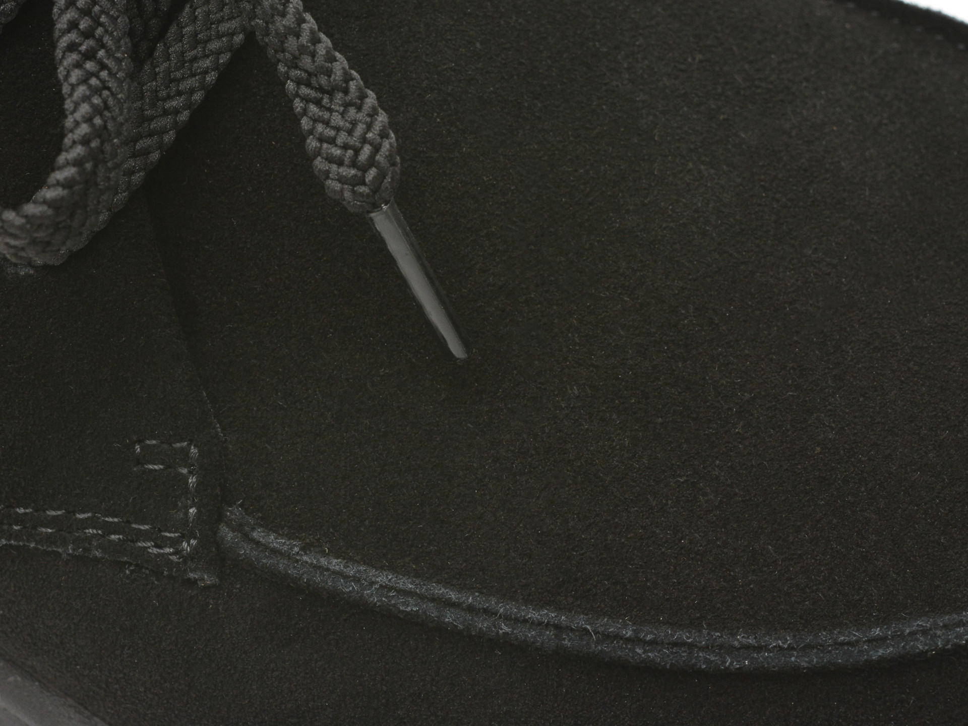 Ghete CLARKS negre, RELAX LITE MOC, din piele intoarsa