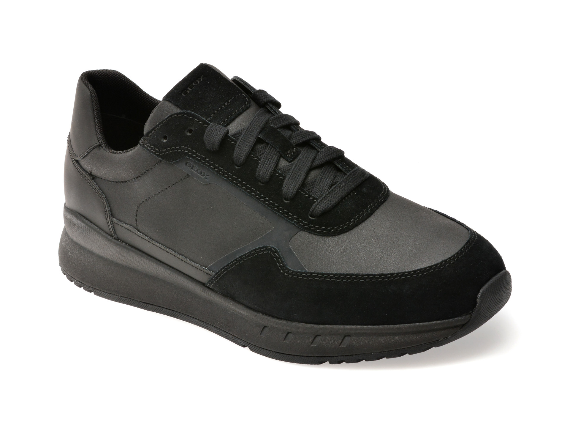 Pantofi sport GEOX negri, U55LCA, din material textil