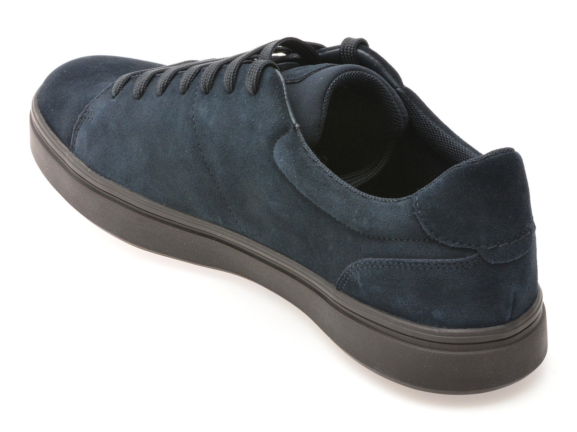 Pantofi sport GEOX bleumarin, U55LDA, din piele intoarsa