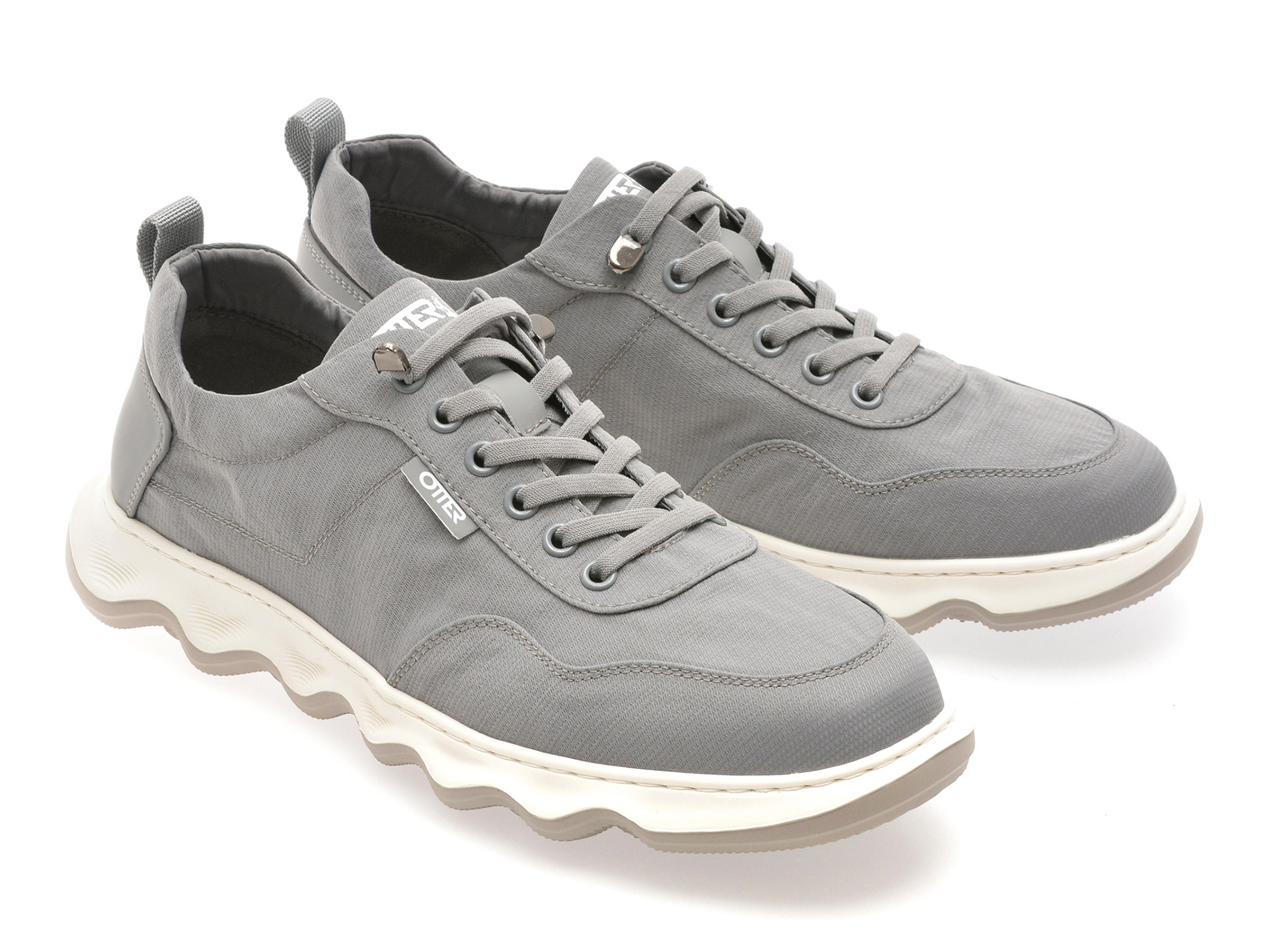 Pantofi sport OTTER gri, 5208, din material textil