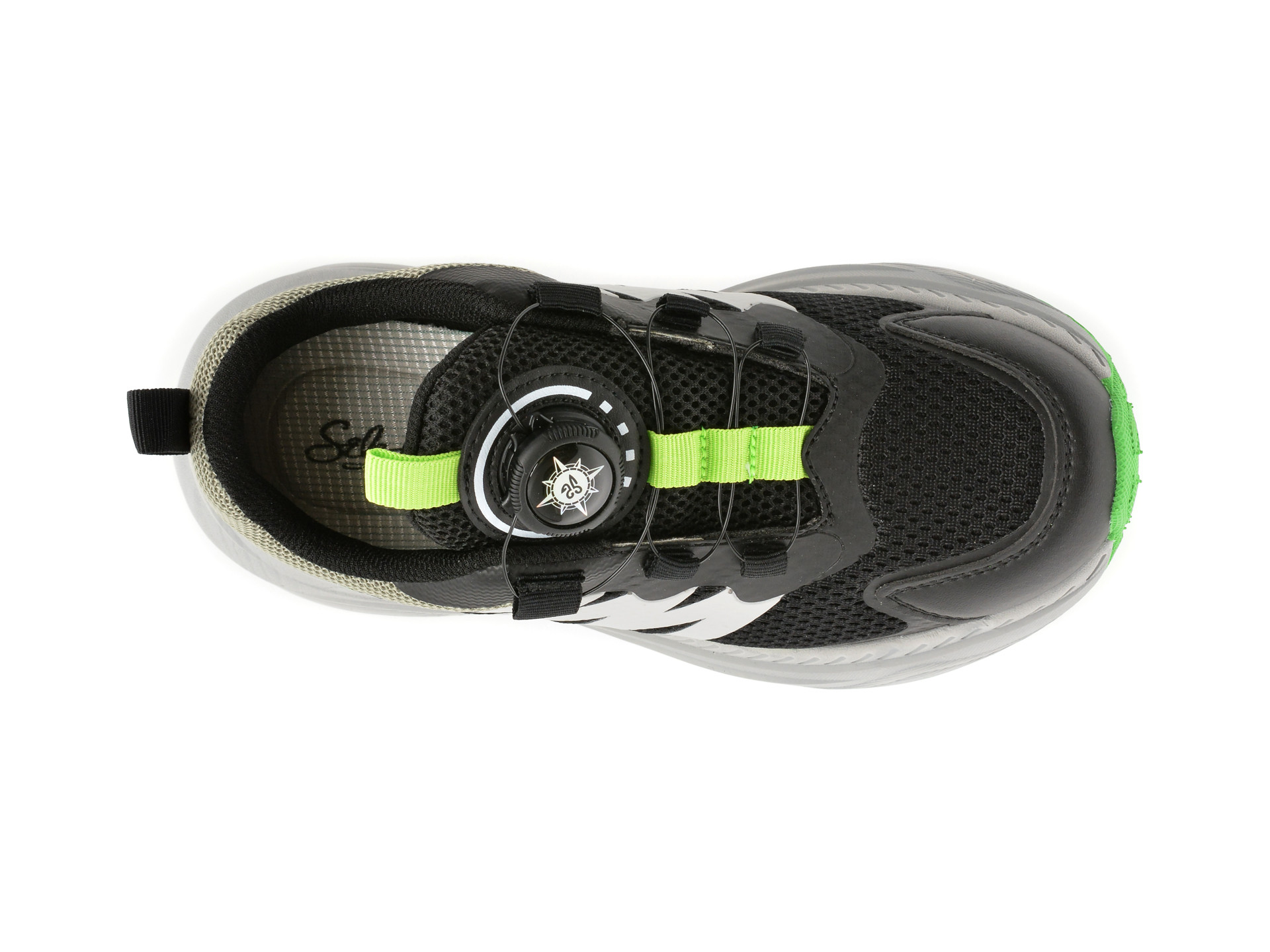 Pantofi sport SELECTION KIDS negri, 2519, din material textil